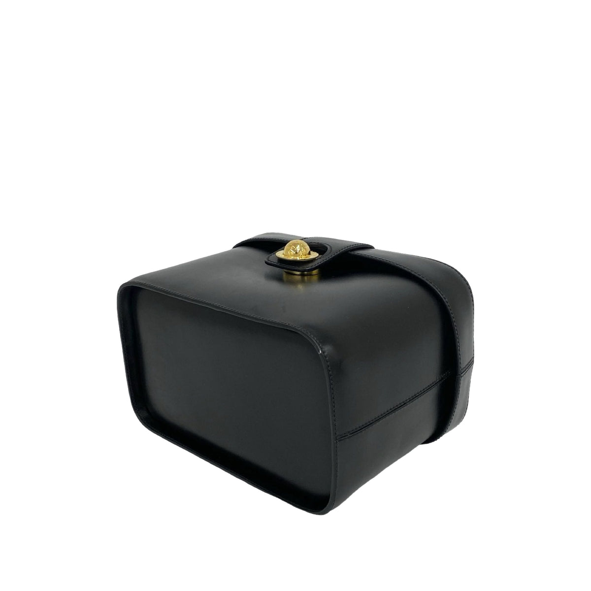 Celine Calfskin Star Ball Vanity Bag — Black