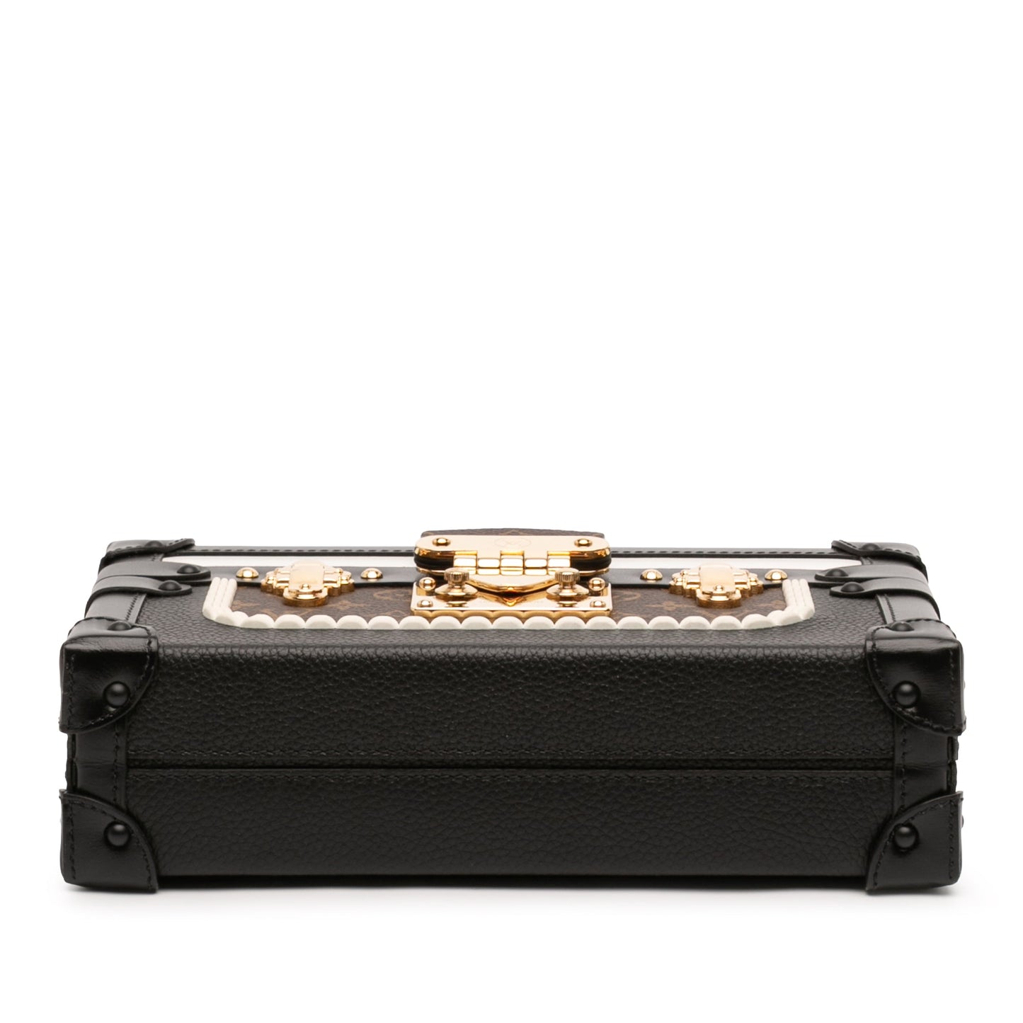 Louis Vuitton Limited Edition Calfskin and Monogram Petite Malle