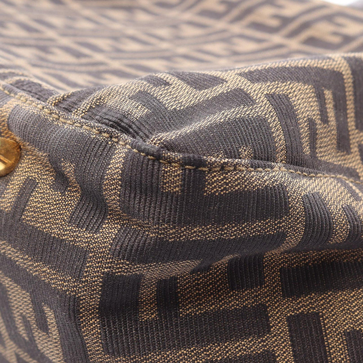 Fendi Large Zucca Canvas Twins Tote