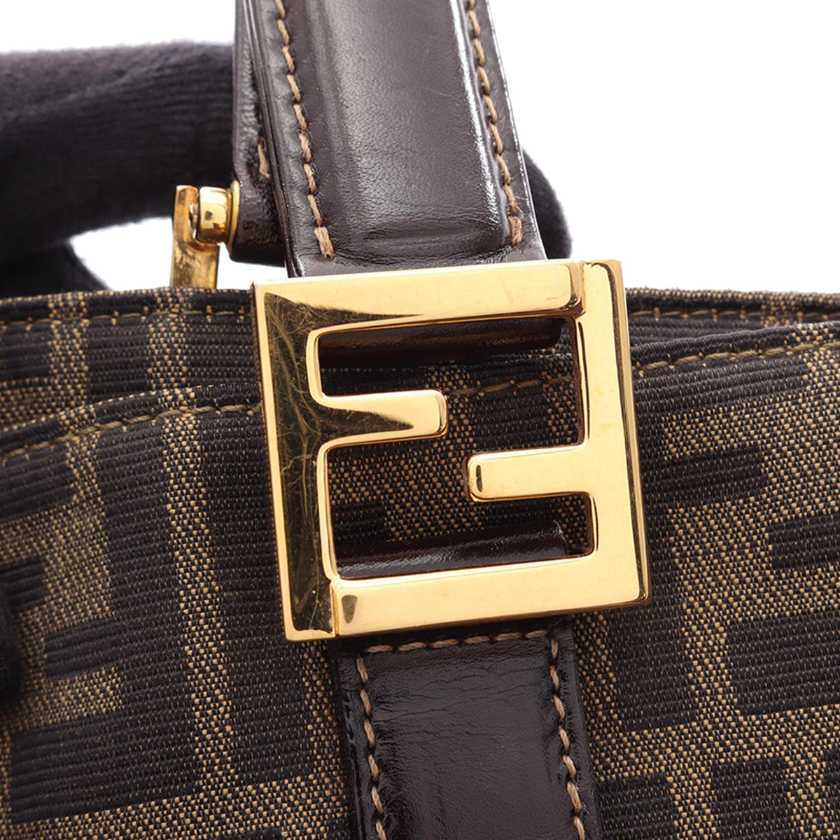 Fendi Large Zucca Canvas Twins Tote