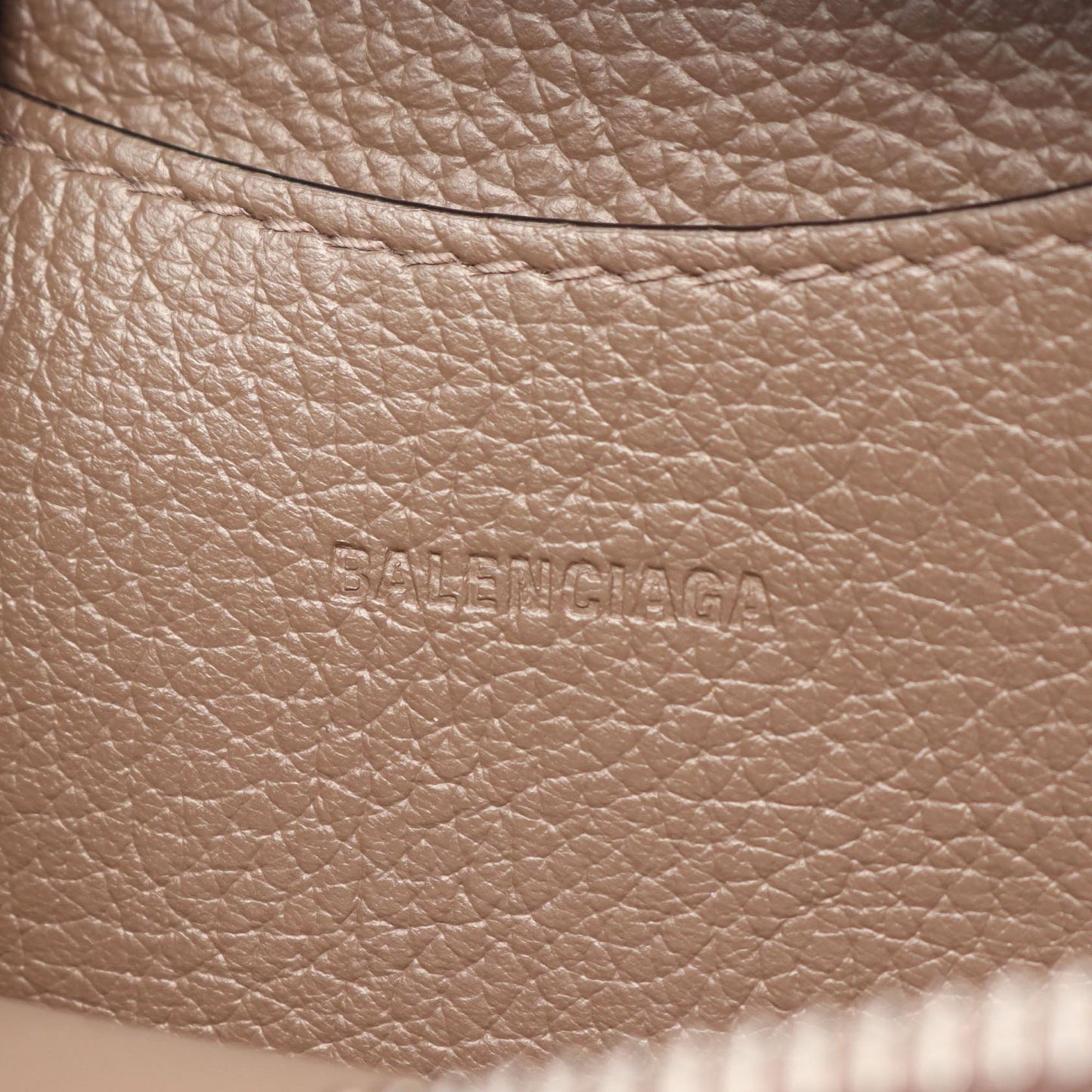 Balenciaga Mini Grained Calfskin Motocross Neo Classic City Satchel