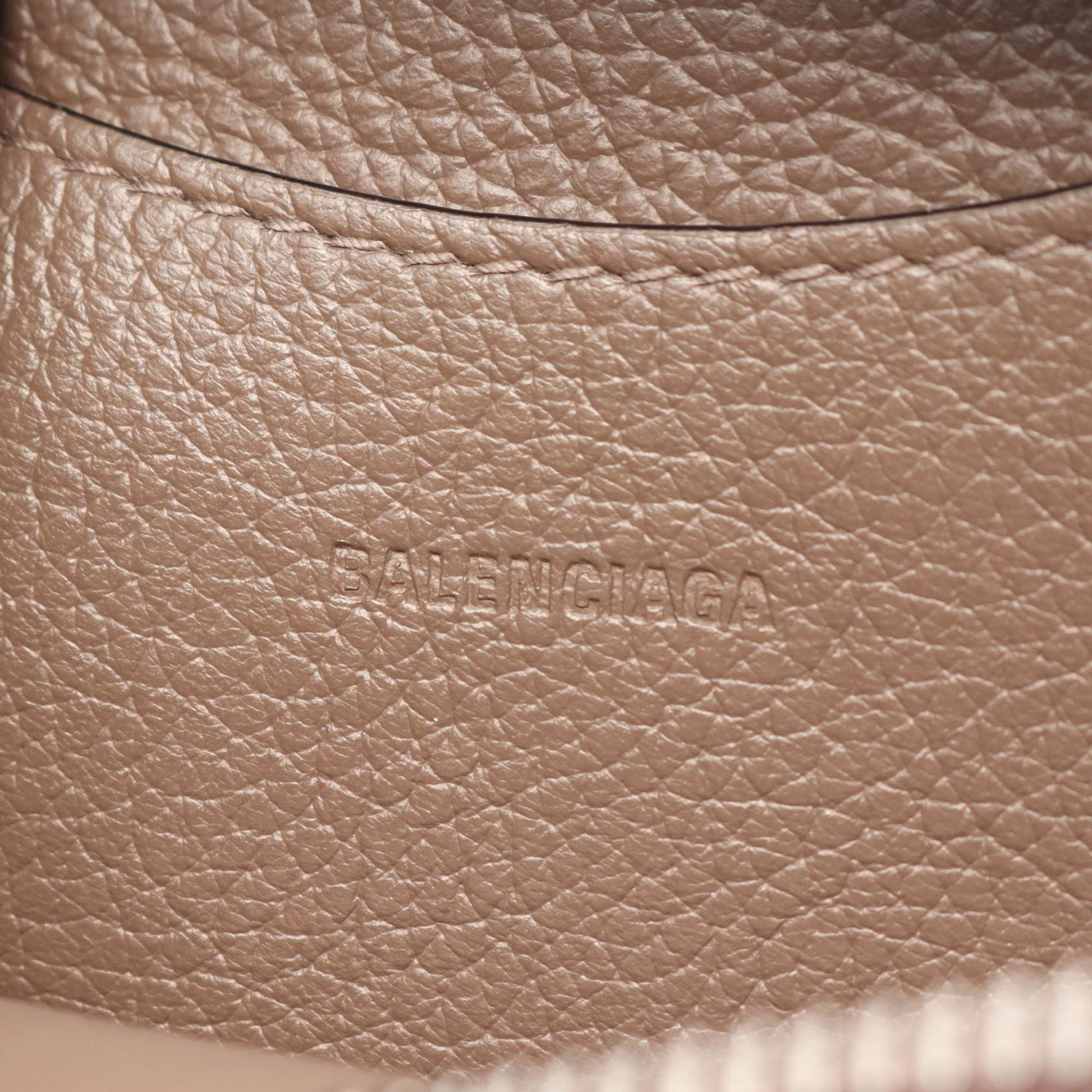 Balenciaga Mini Grained Calfskin Motocross Neo Classic City Satchel