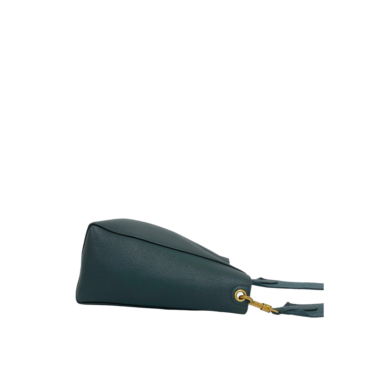 Celine Small Soft Grained Calfskin Seau Sangle Bucket Bag — Green