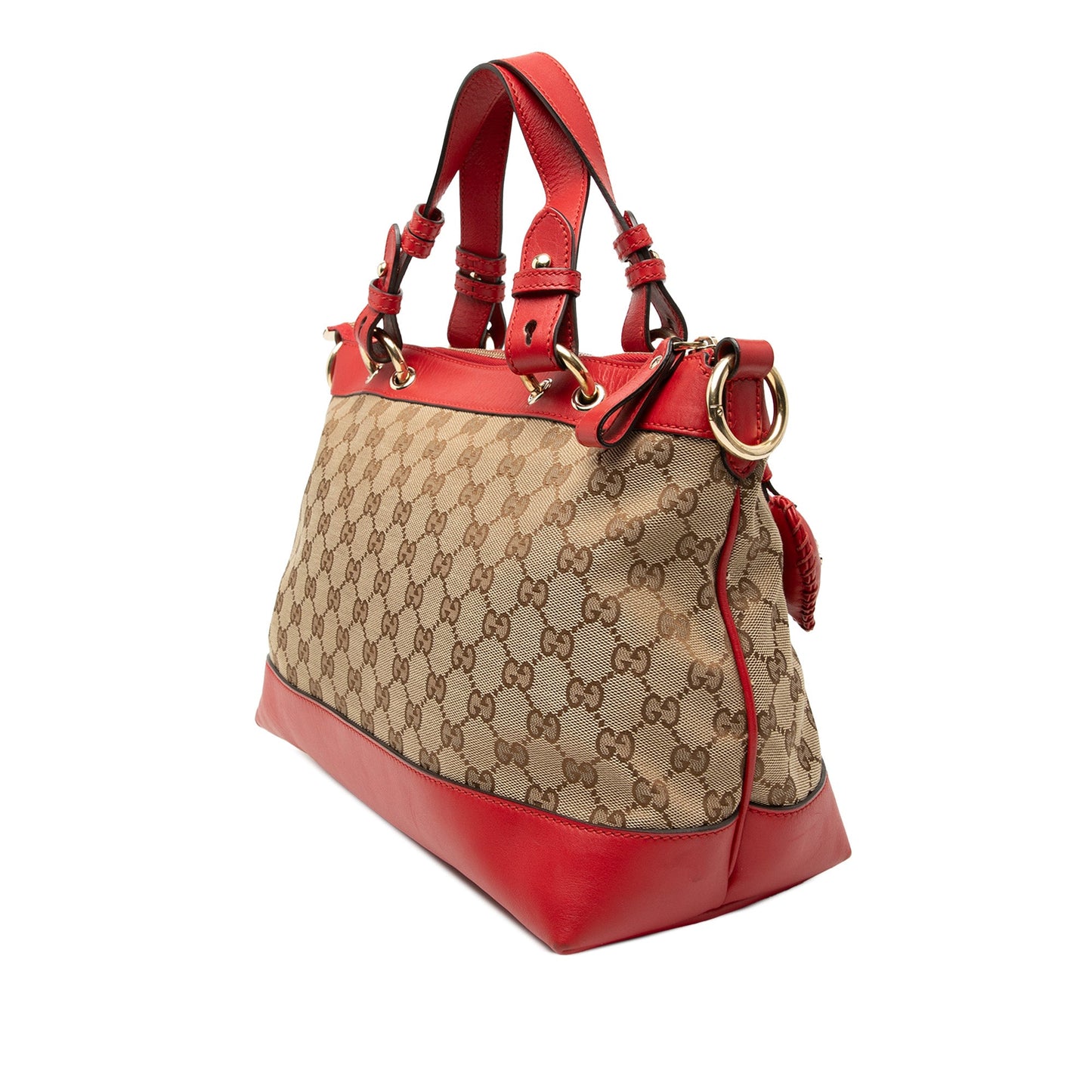 GG Canvas Valentine Satchel