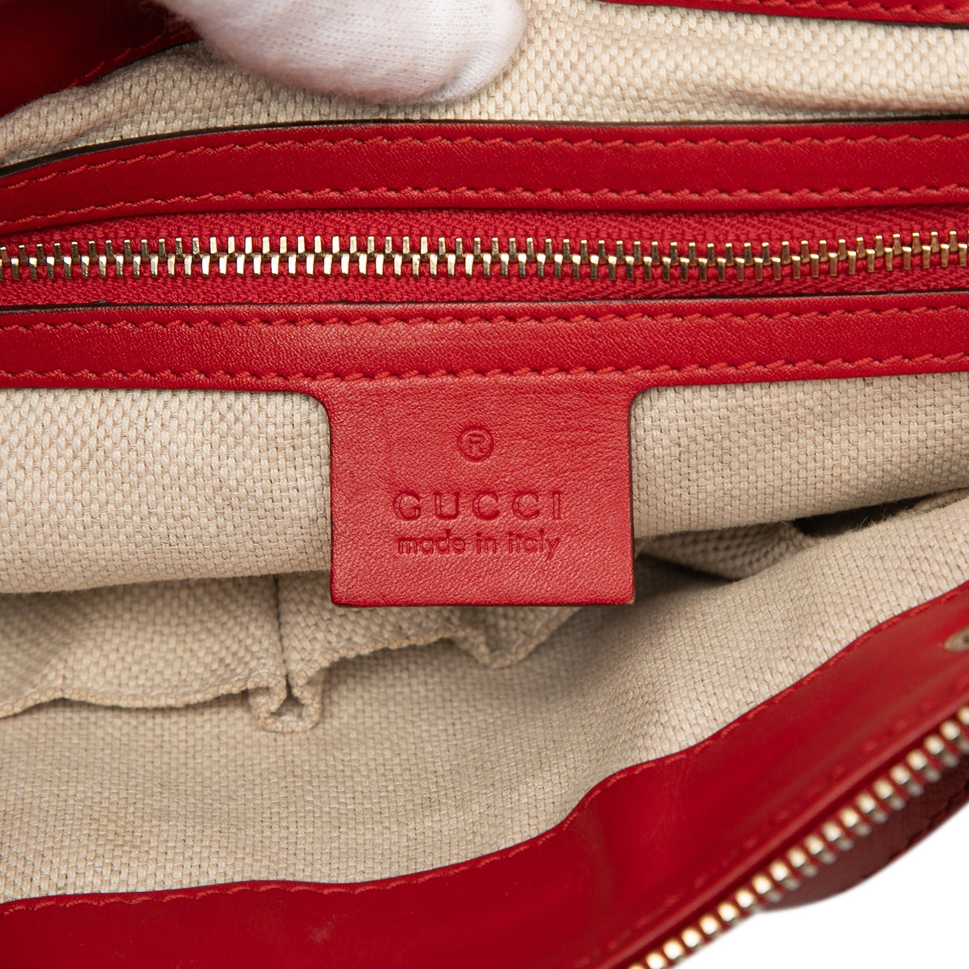 GG Canvas Valentine Satchel