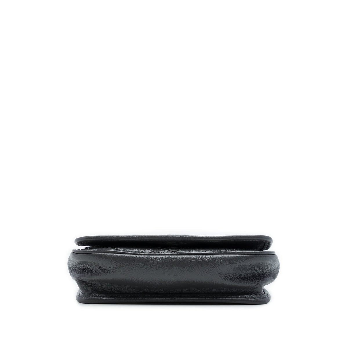 Saint Laurent Crinkled Calfskin Niki Wallet on Chain