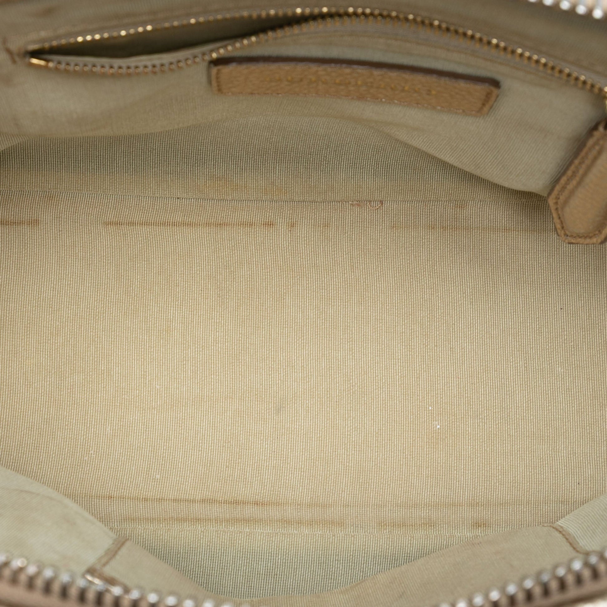 Burberry Small Grained Calfskin Bloomsbury Top Handle Bag