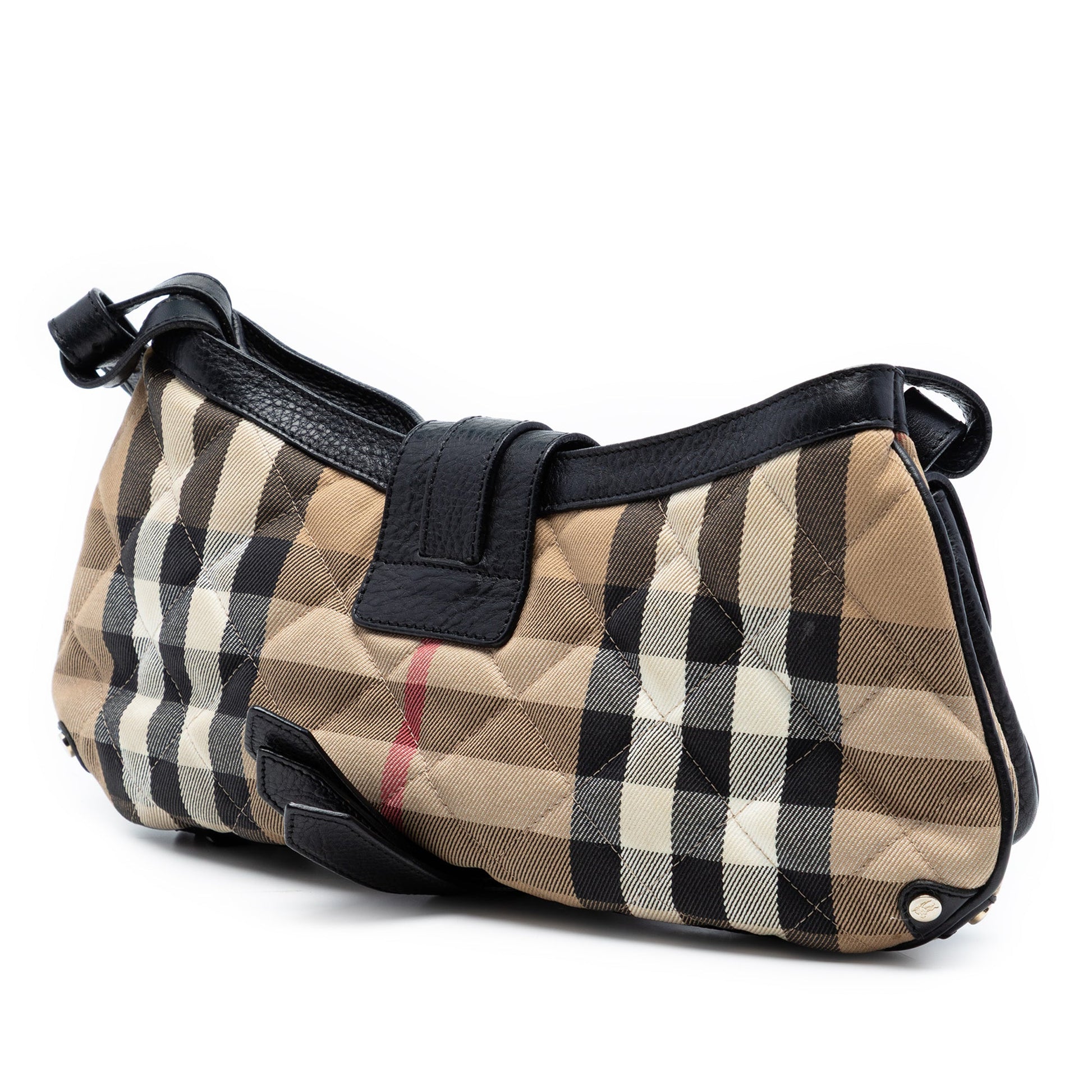 Quilted House Check Canvas Cinda Shoulder Bag