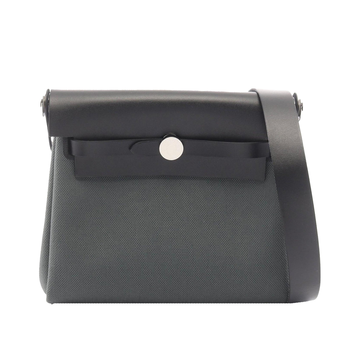 Hermès Military Toile and Vache Hunter Herbag Zip 20