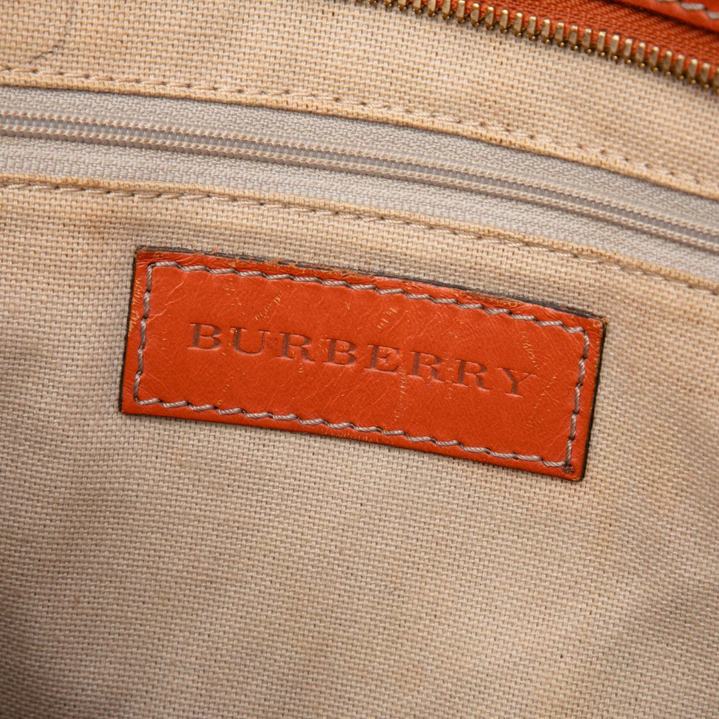 Burberry Small Haymarket Check Coated Canvas Honeywood Tote