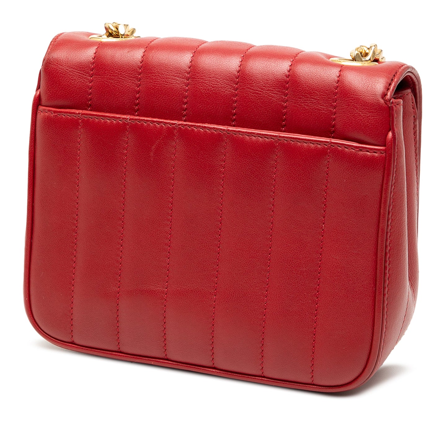 Saint Laurent Small Lambskin Monogram Vicky Chain Bag