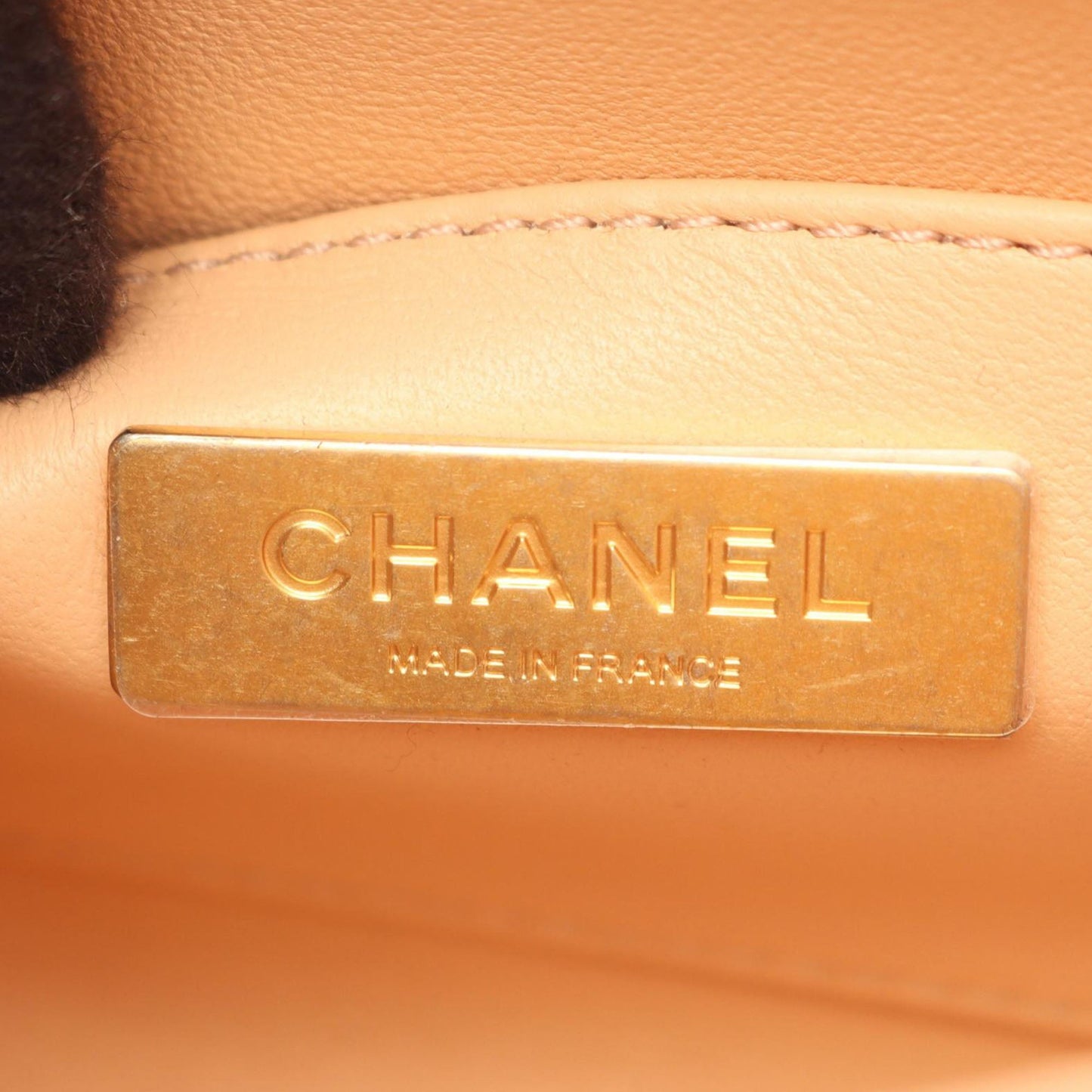Chanel Quilted Tweed Crush Top Handle Flap
