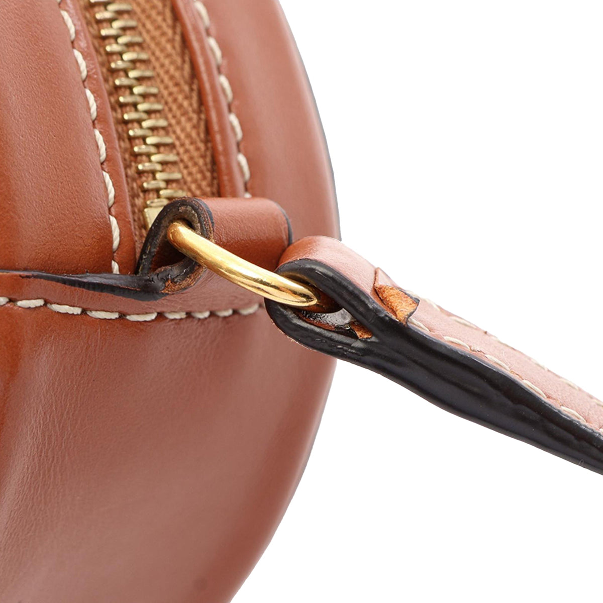 Celine Small Calfskin Cuir Triomphe Oval Crossbody