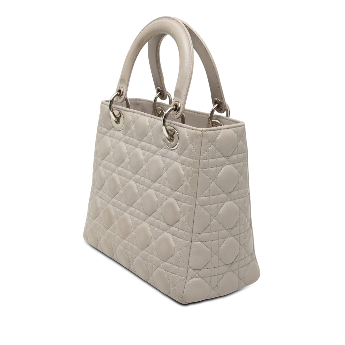 Dior Medium Lambskin Cannage Lady Dior