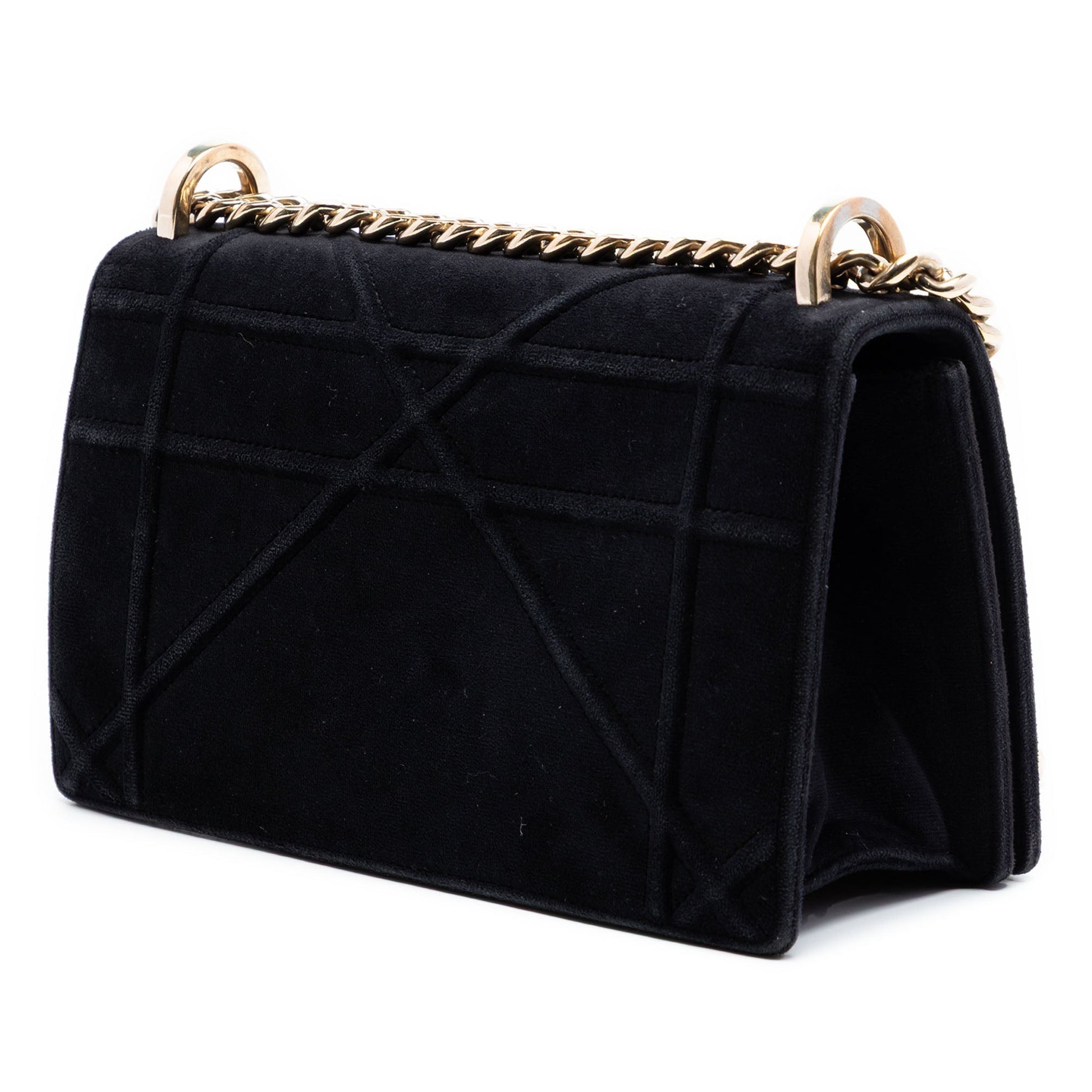 Dior Small Velvet Diorama Flap