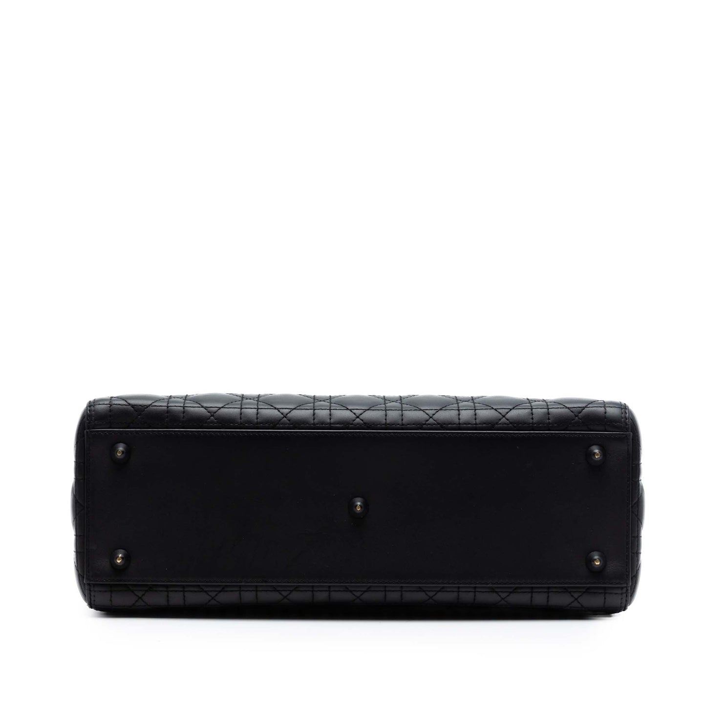 Dior Large Ultra Matte Calfskin Cannage Lady Dior