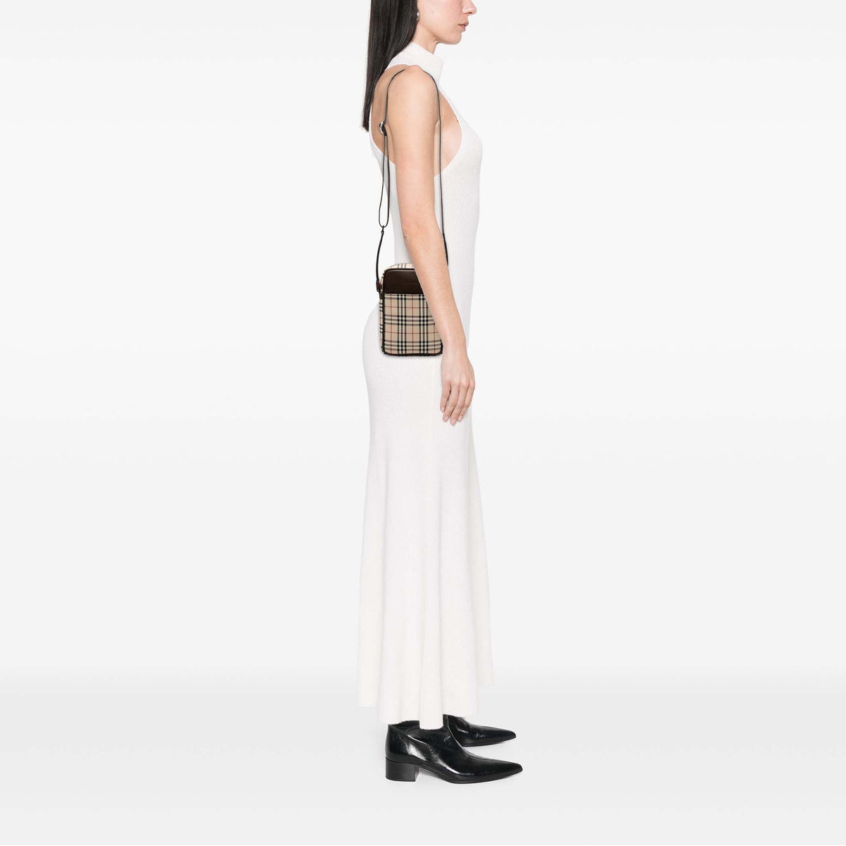 Burberry House Check Canvas Crossbody