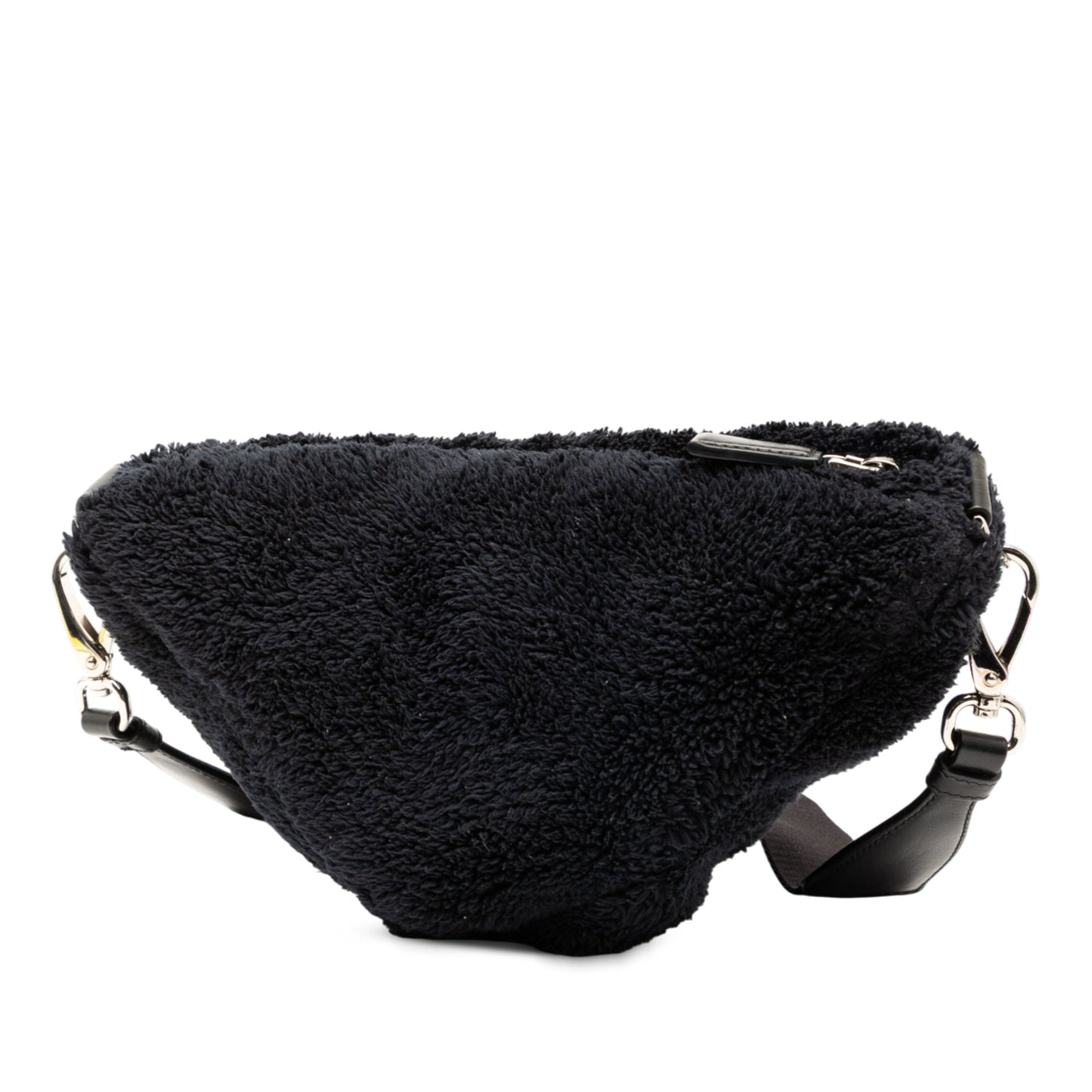 Prada Spugna Terry Cloth Triangle Logo Crossbody