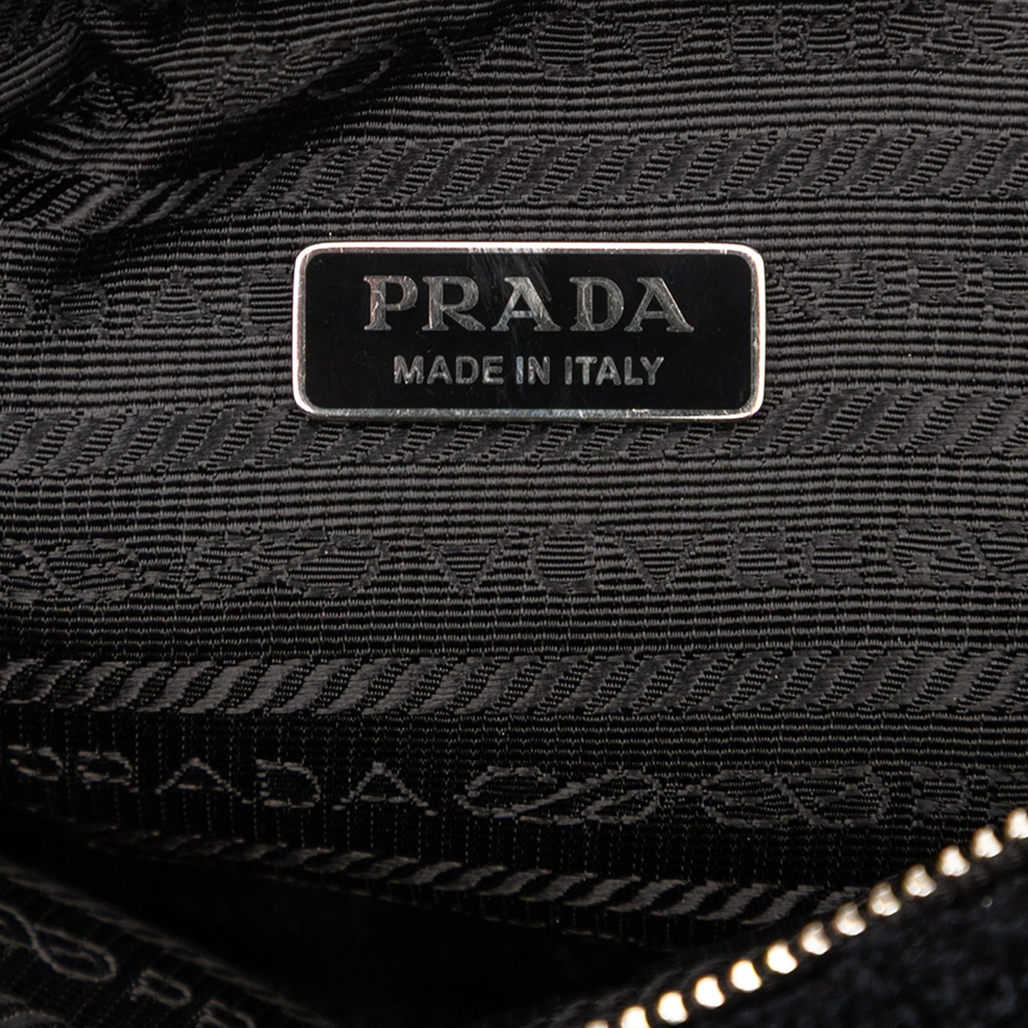 Prada Spugna Terry Cloth Triangle Logo Crossbody