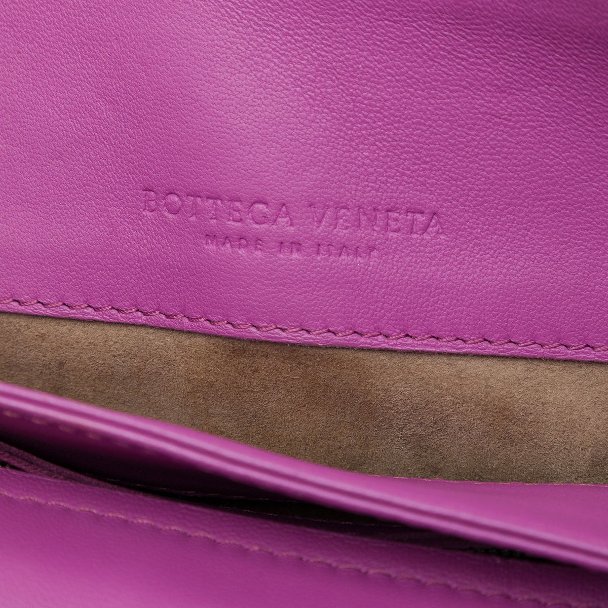 Bottega Veneta Small Nappa Intrecciato Olimpia Shoulder Bag — Purple
