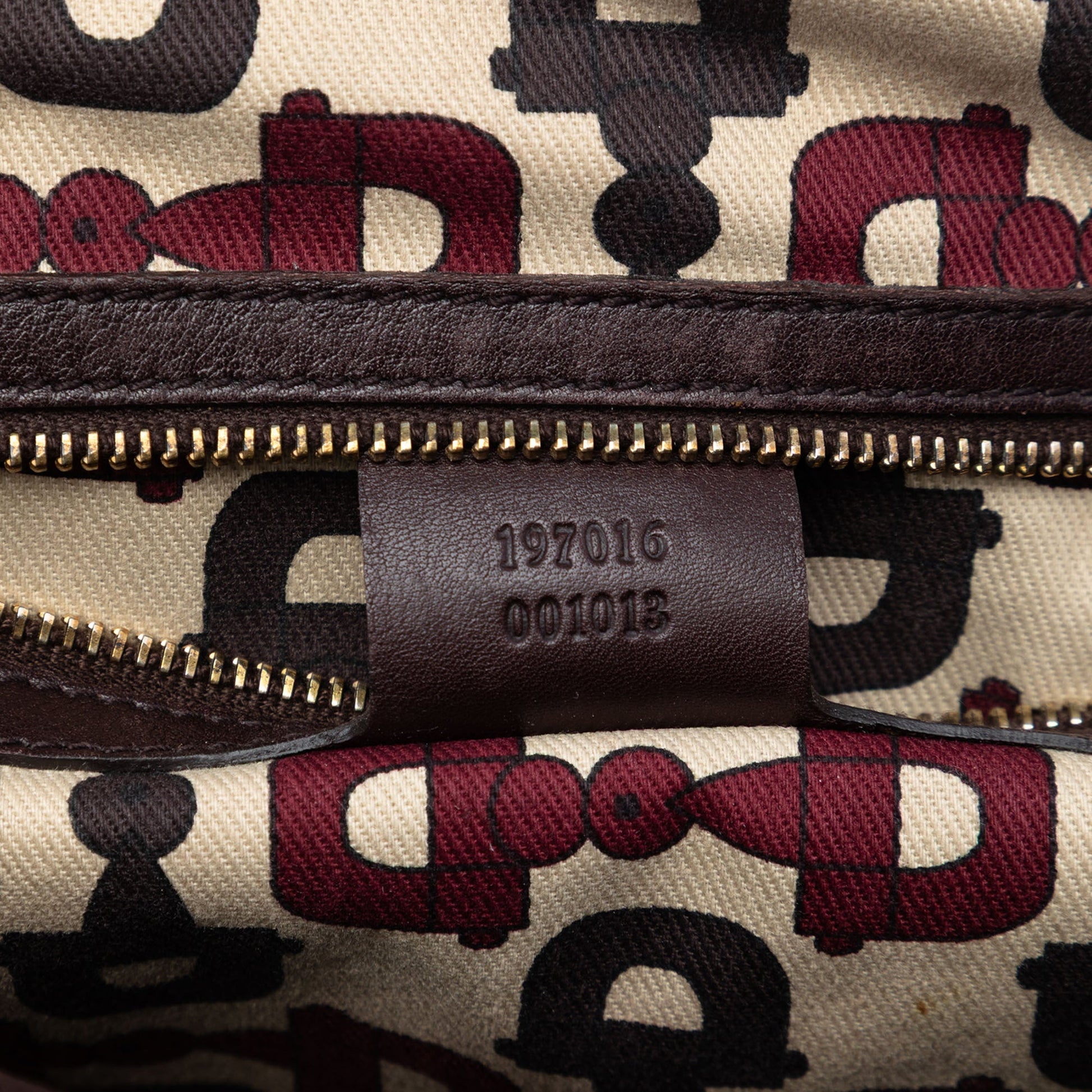Gucci Large Guccissima Hysteria Satchel