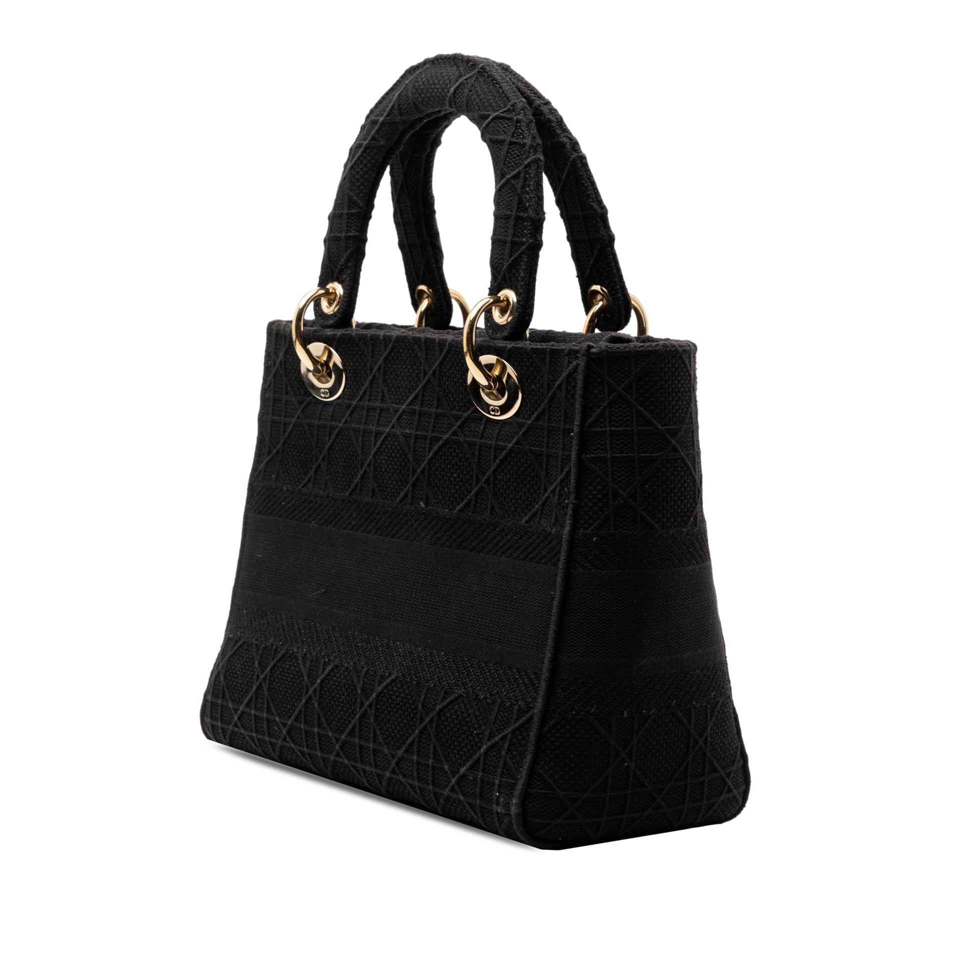 Dior Medium Canvas Cannage Lady D Lite
