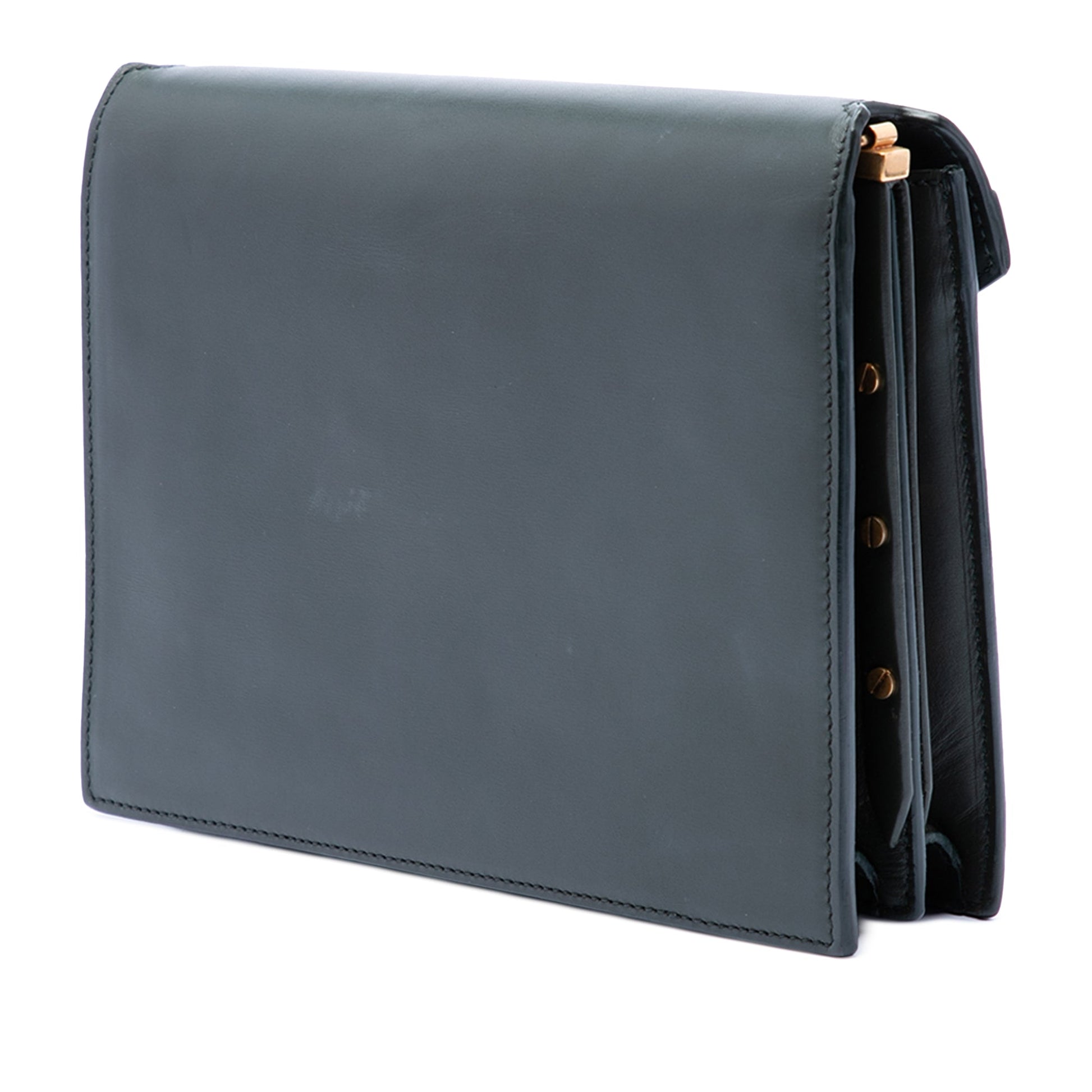 Saint Laurent Smooth Calfskin Monogram Cassandra Clasp Bag