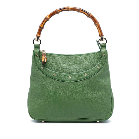Gucci Leather Bamboo Anita Handbag