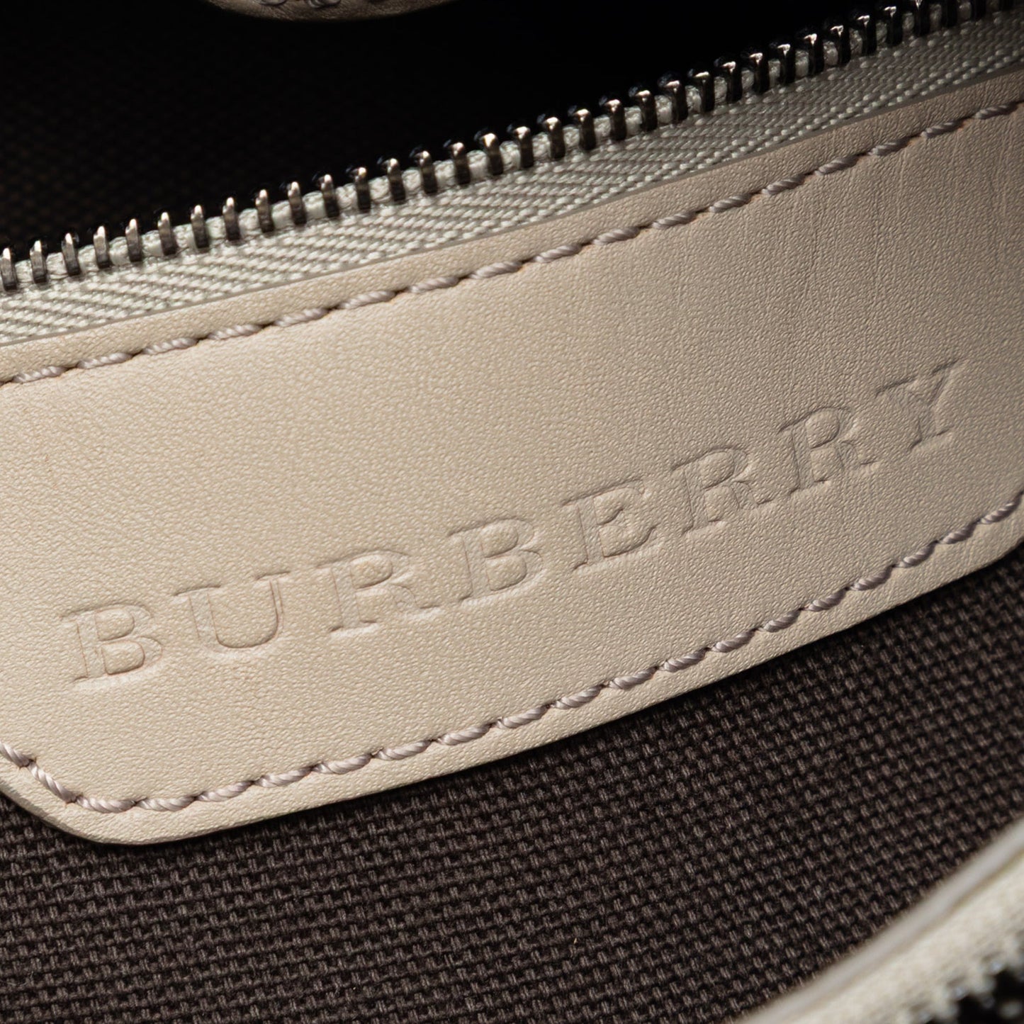 Burberry Smoke Check Coated Canvas Northfield Satchel