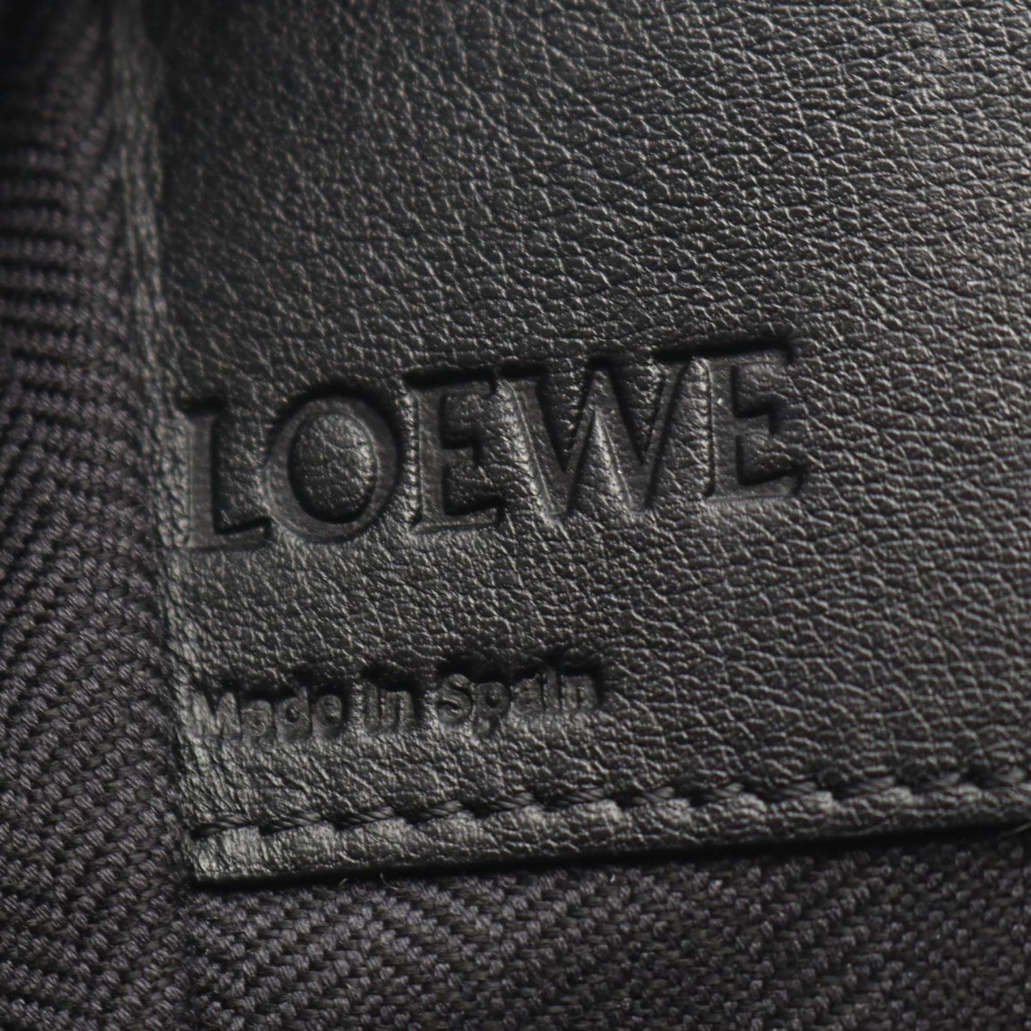 LOEWE Small Leather Hammock Satchel