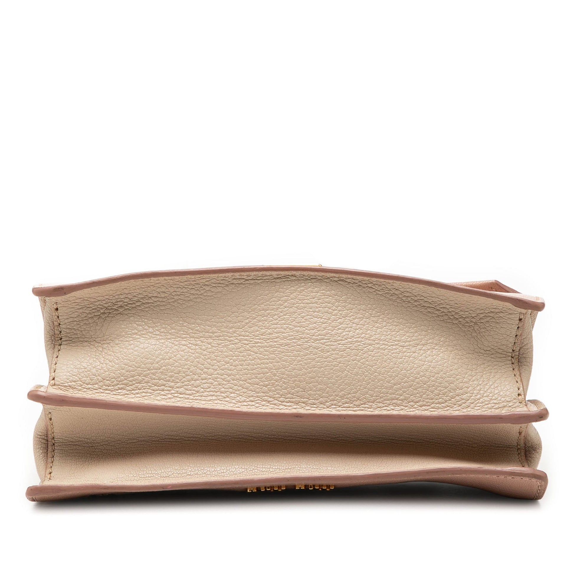 Miu Miu Bicolor Goatskin Madras Crossbody