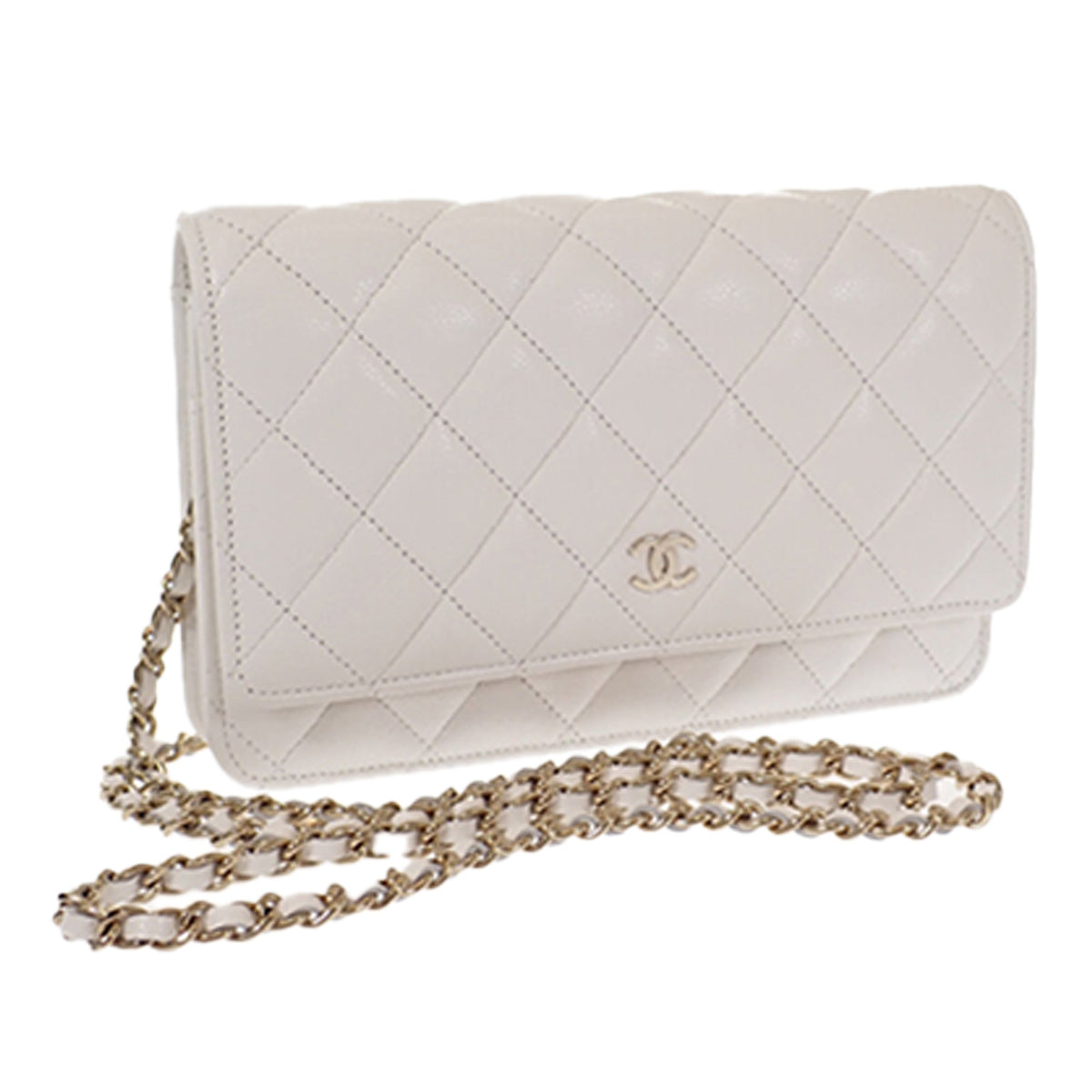 Chanel Classic Caviar Wallet On Chain