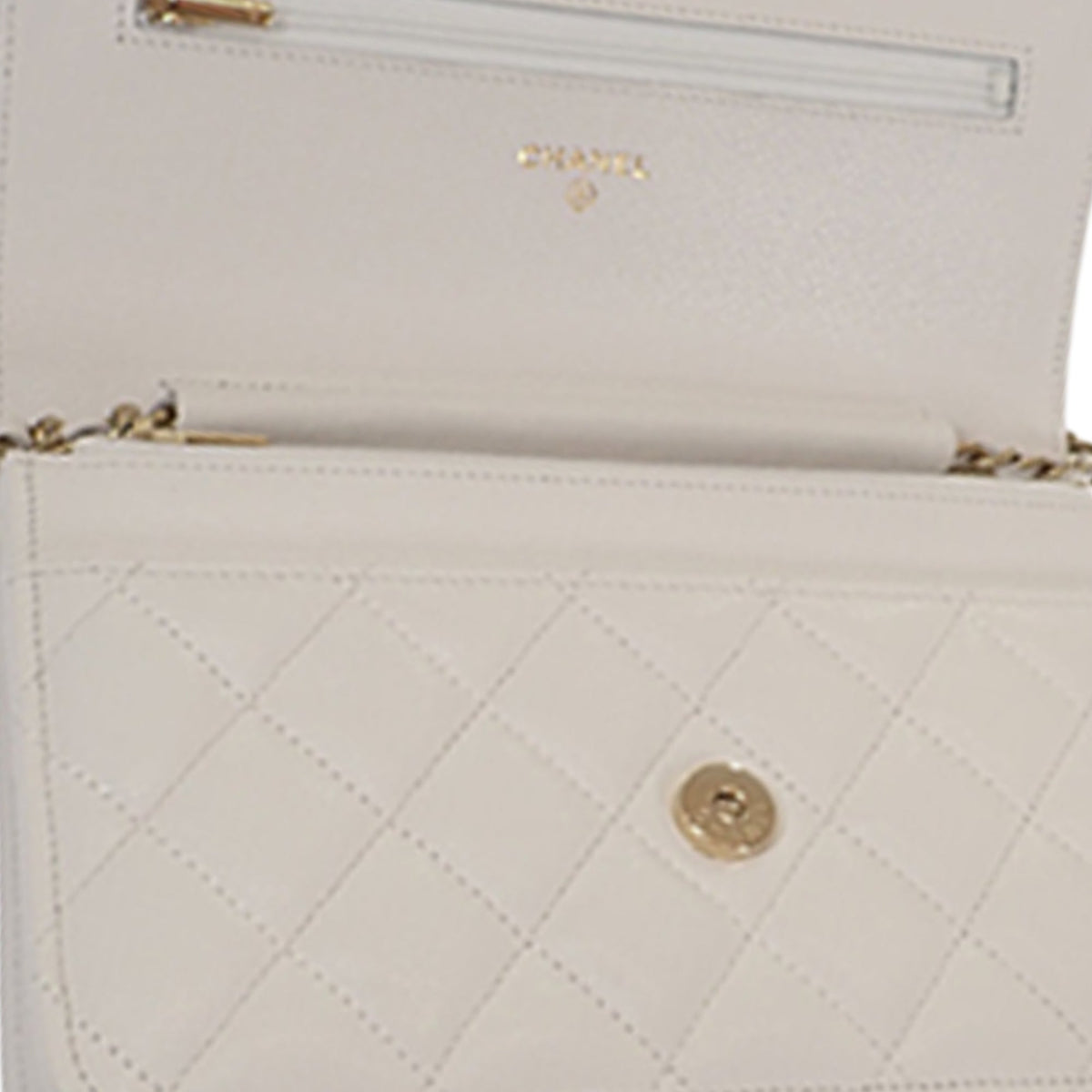 Chanel Classic Caviar Wallet On Chain