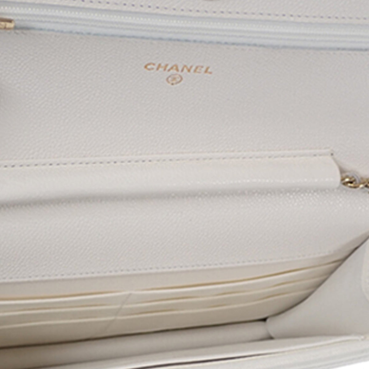 Chanel Classic Caviar Wallet On Chain