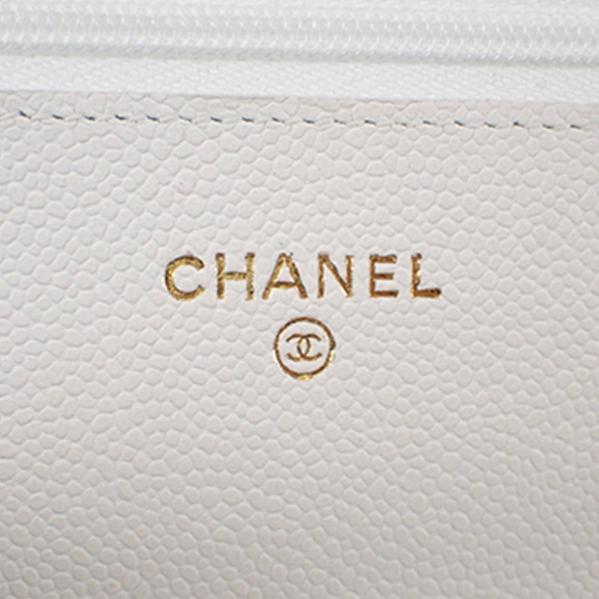 Chanel Classic Caviar Wallet On Chain