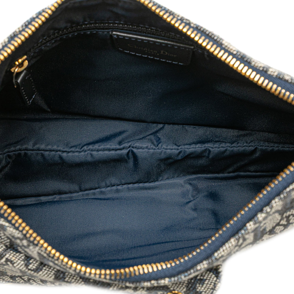 Dior Diorissimo Trotter Canvas Double Saddle Crossbody