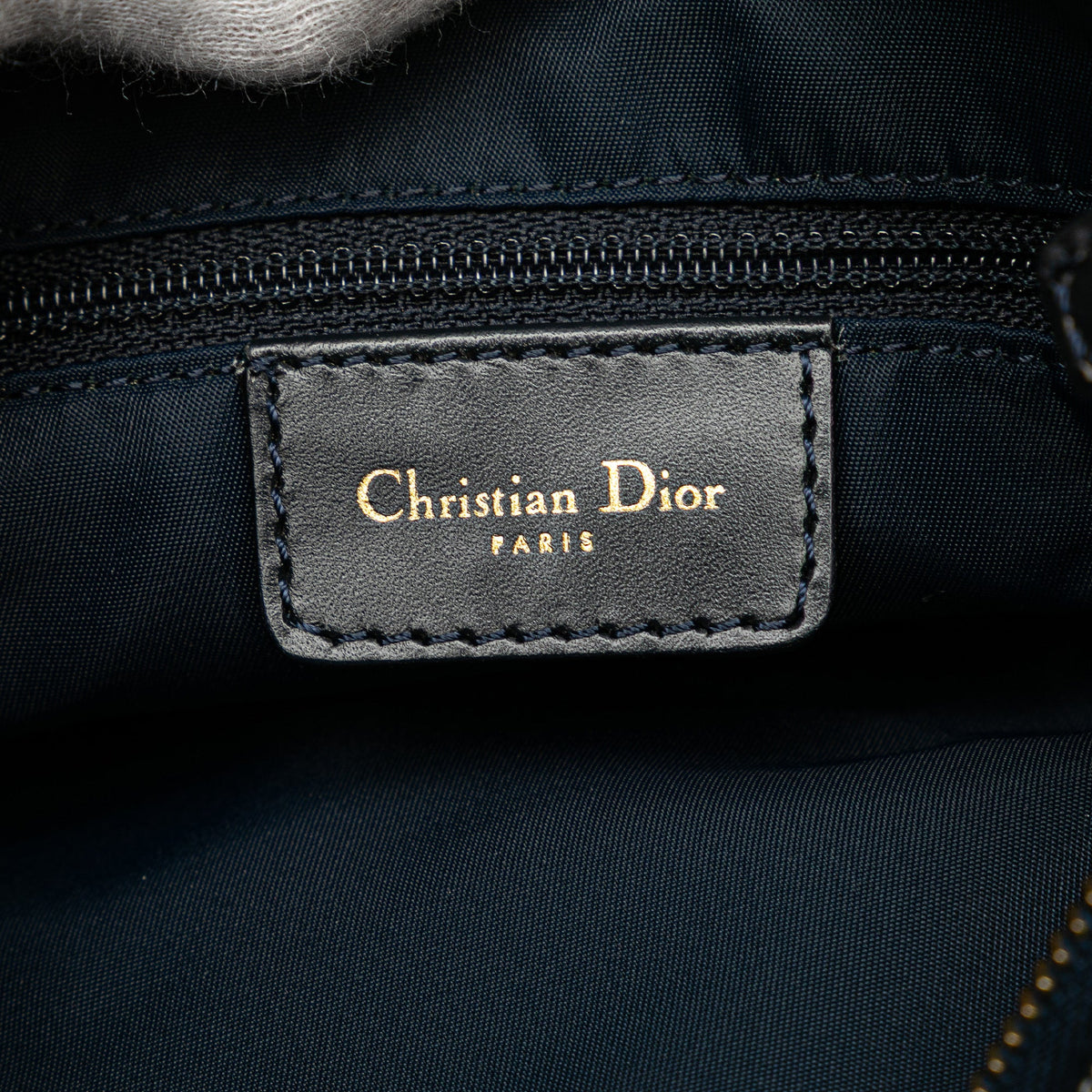Dior Diorissimo Trotter Canvas Double Saddle Crossbody