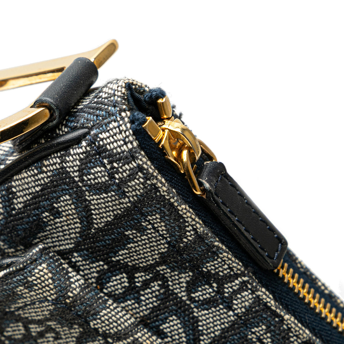 Dior Diorissimo Trotter Canvas Double Saddle Crossbody