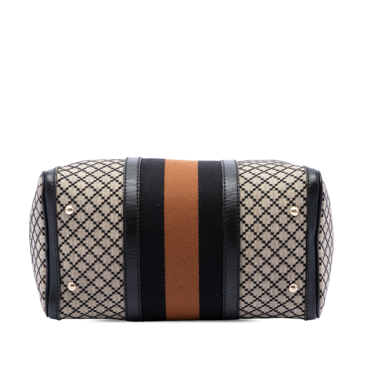 Gucci Medium Diamante Canvas Web Joy Boston Bag