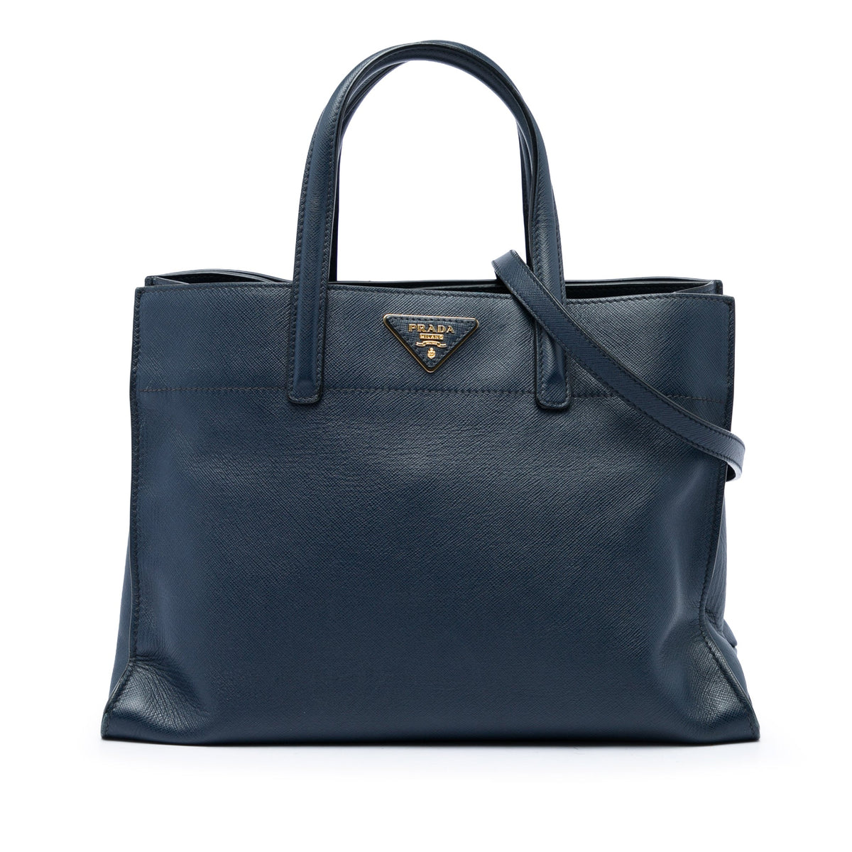 Prada Saffiano Soft Triple Pocket Tote
