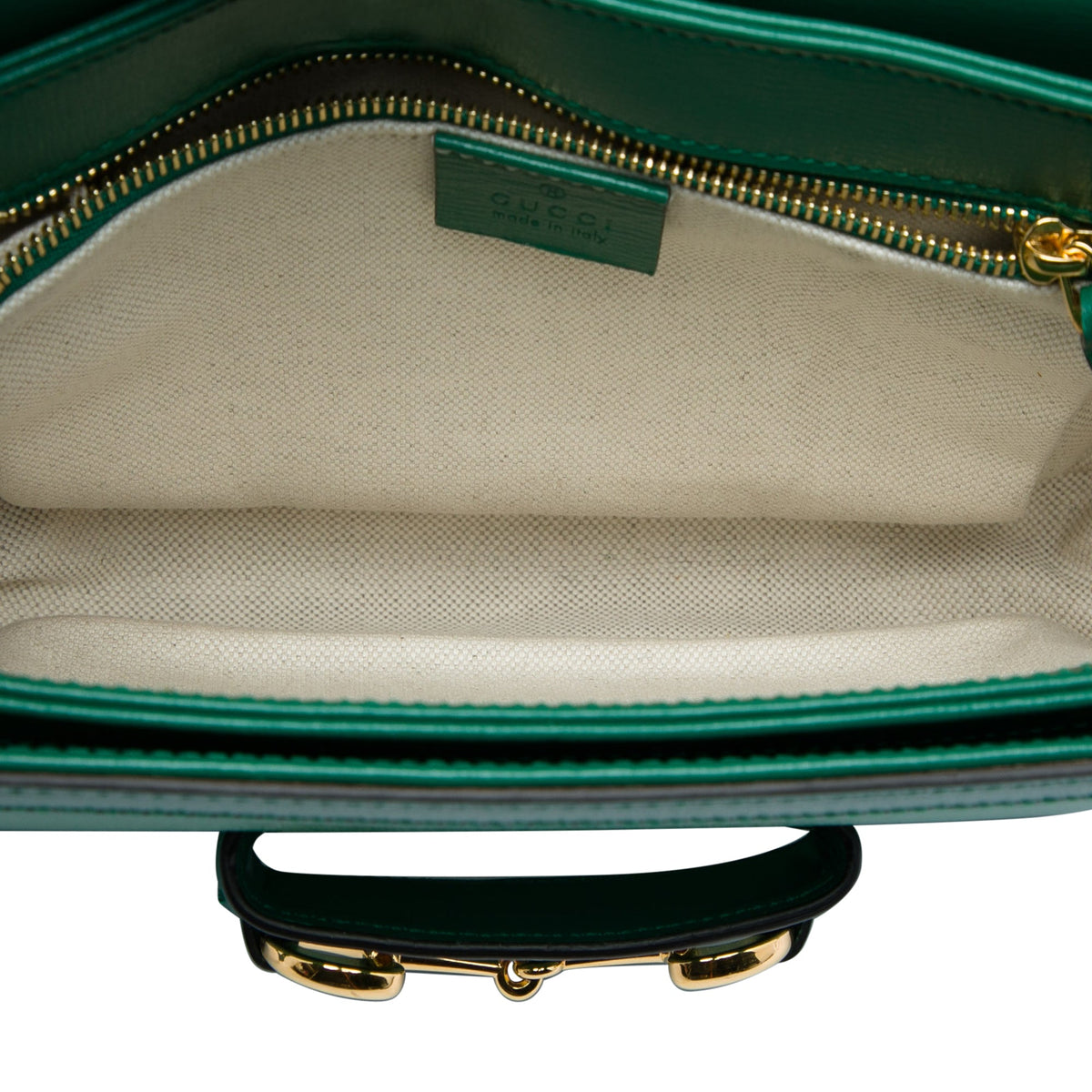Gucci Medium Calfskin Horsebit 1955 Shoulder Bag — Green