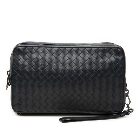 Bottega Veneta Nappa Intrecciato Wristlet Clutch