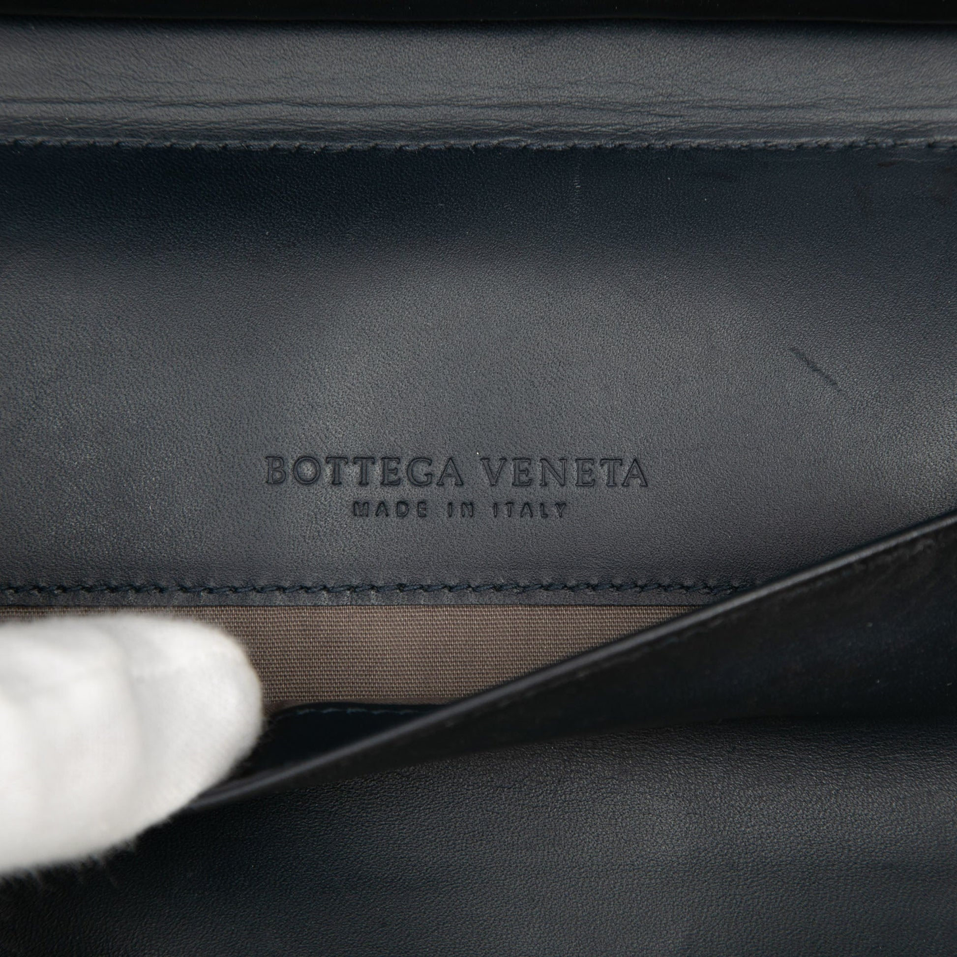 Bottega Veneta Nappa Intrecciato Wristlet Clutch