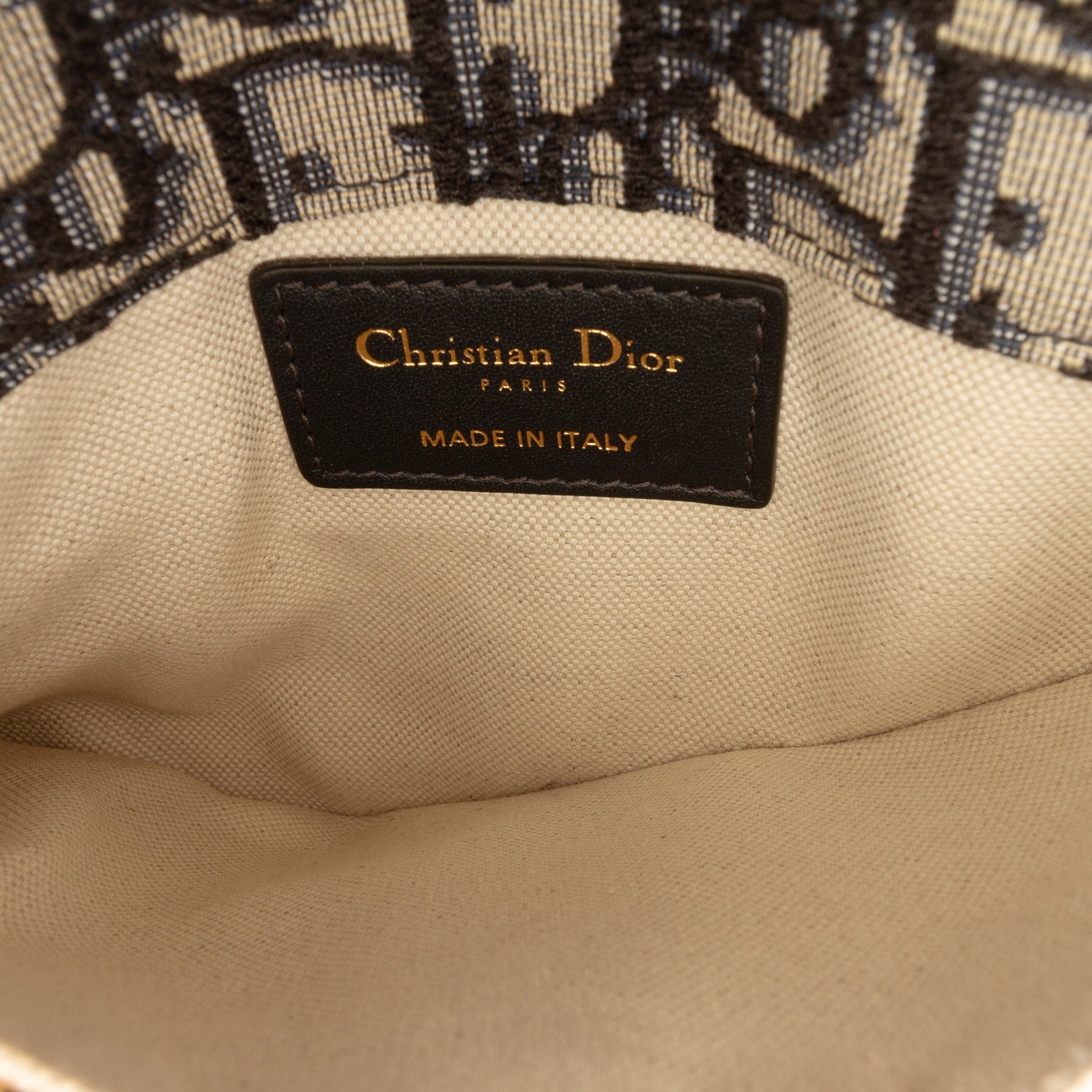 Dior Oblique Canvas Saddle Belt Bag