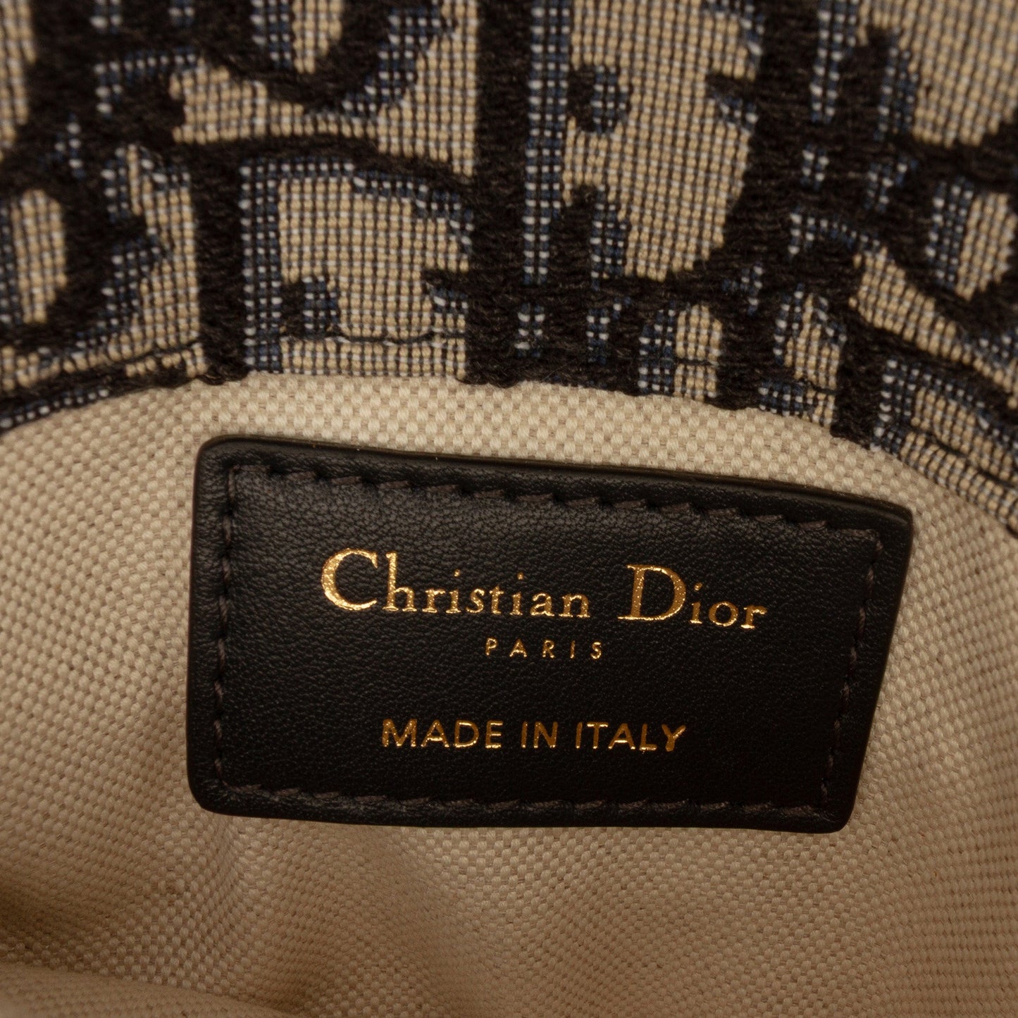 Dior Oblique Canvas Saddle Belt Bag