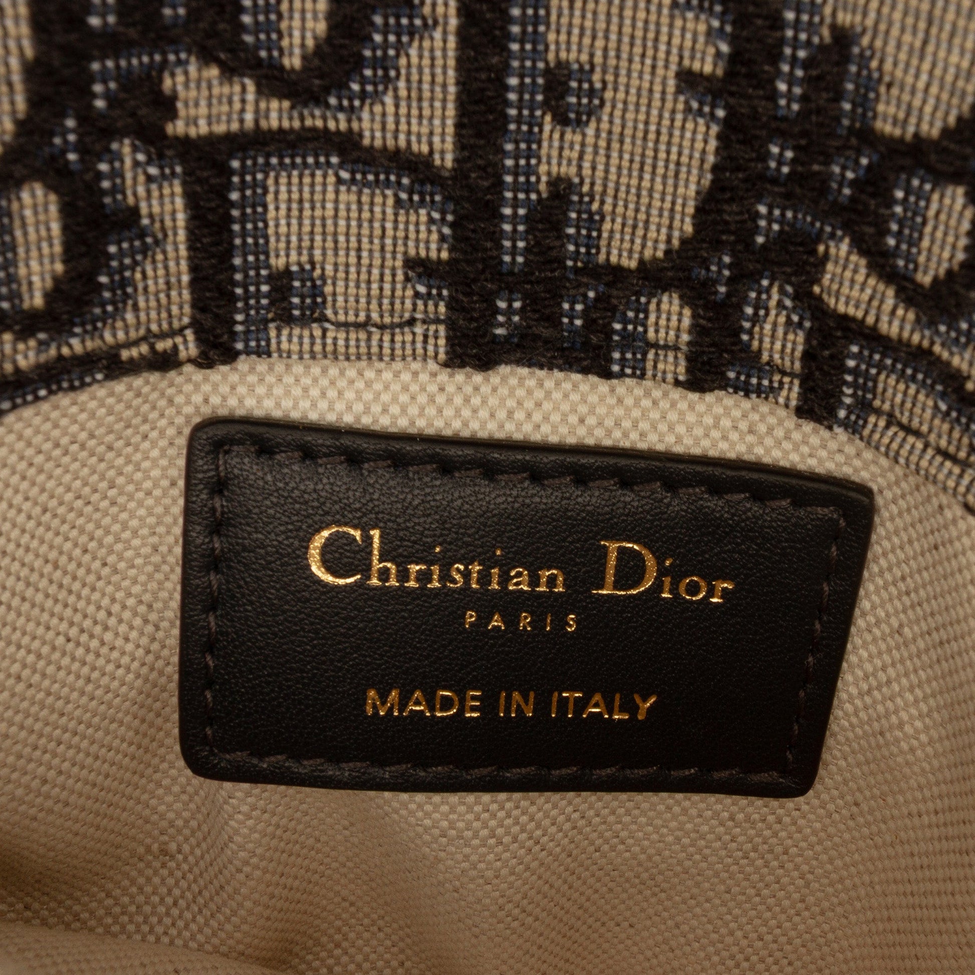 Dior Oblique Canvas Saddle Belt Bag