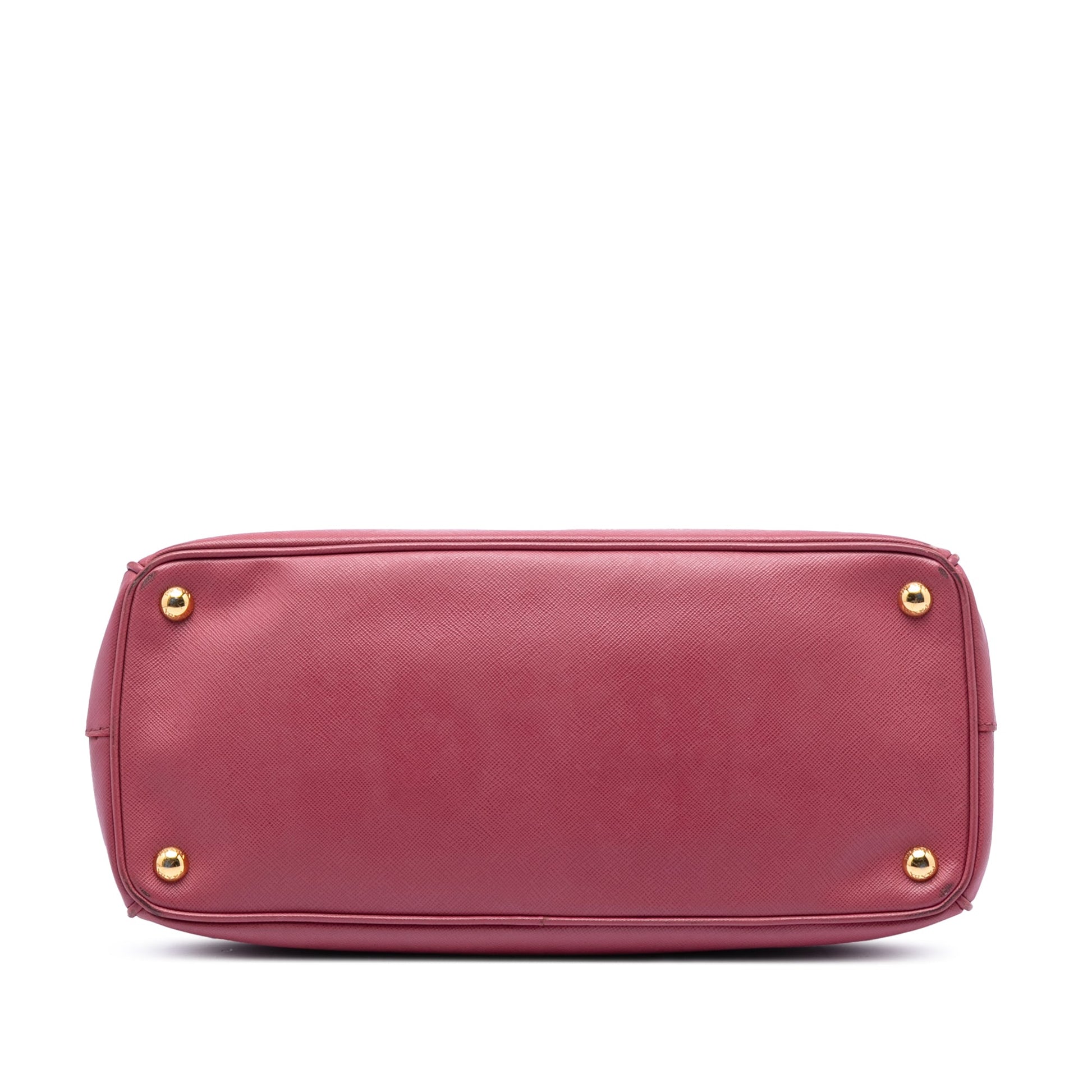 Prada Medium Saffiano Lux Galleria Double Zip Satchel