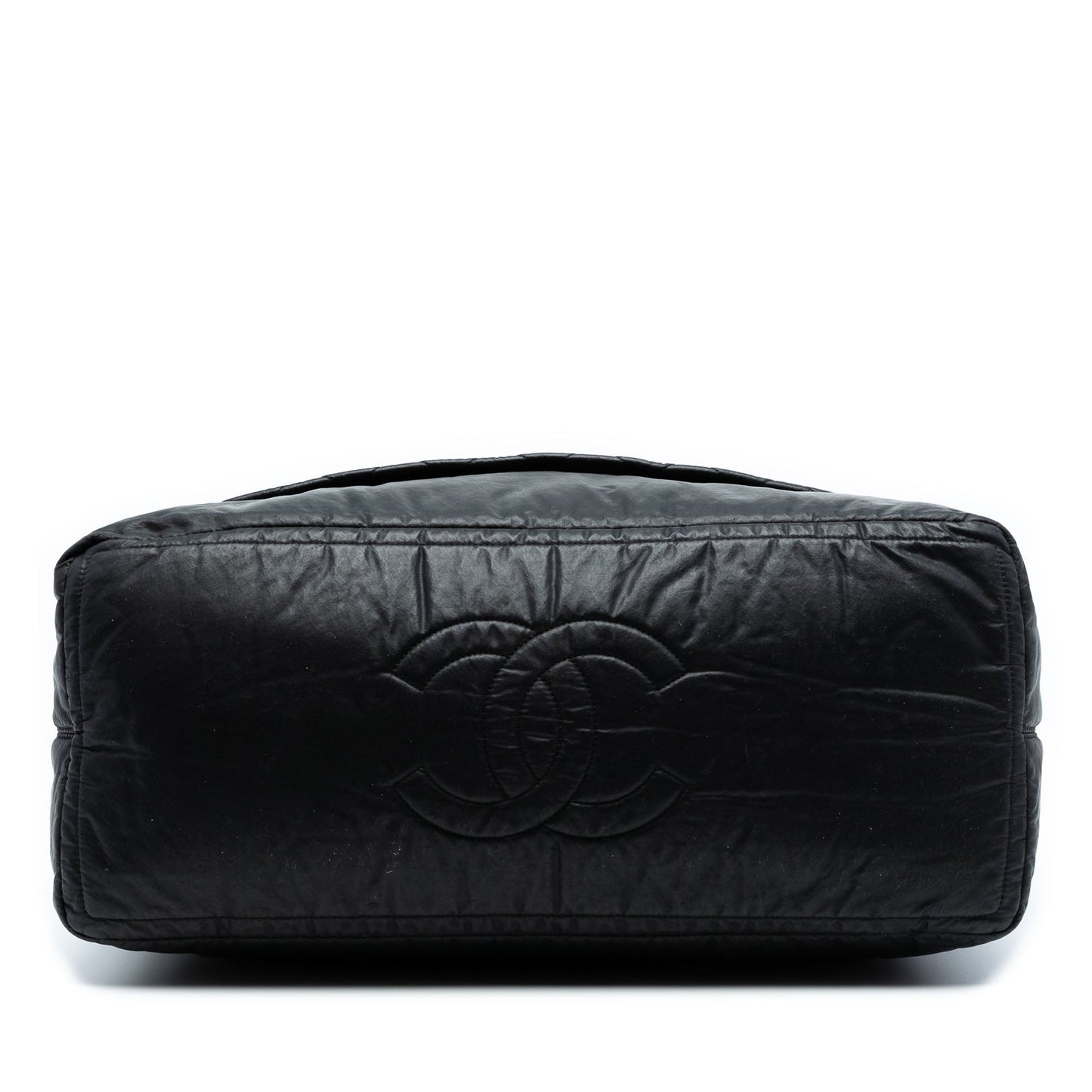 Chanel XL Quilted Coated Canvas Horizontal Sport Weekender