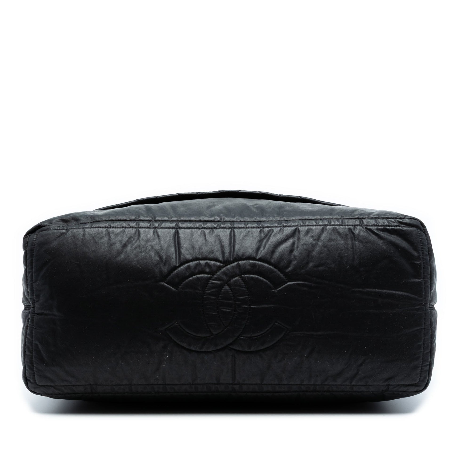 Chanel XL Quilted Coated Canvas Horizontal Sport Weekender