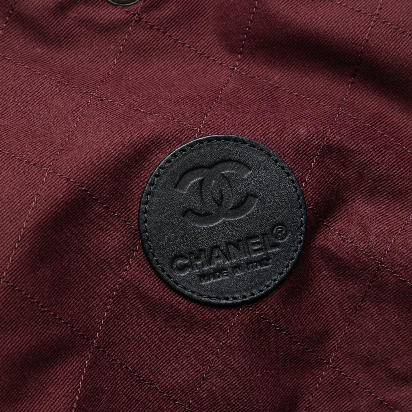 Chanel XL Quilted Coated Canvas Horizontal Sport Weekender
